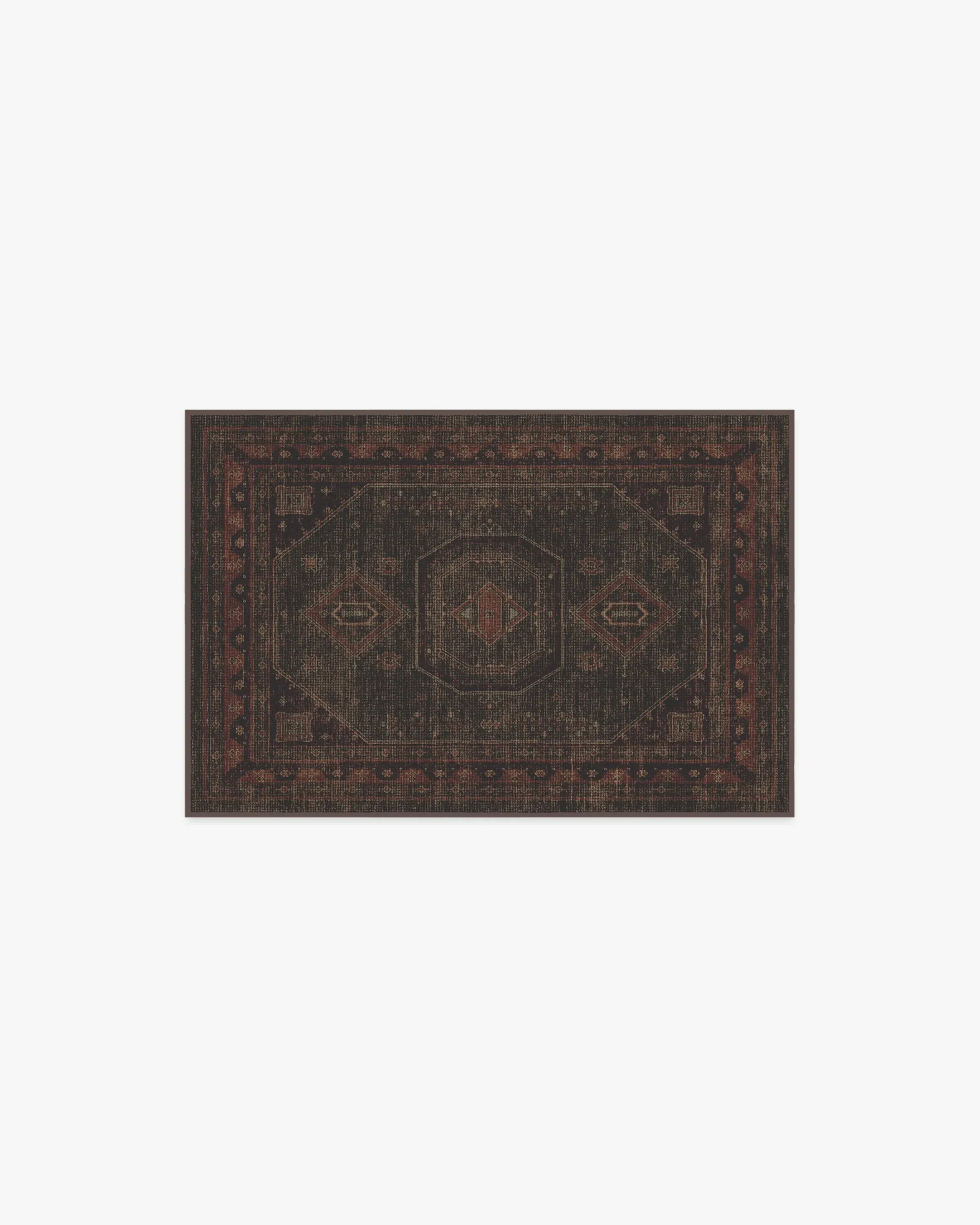 Small Area Rug Machine Washable - Red image