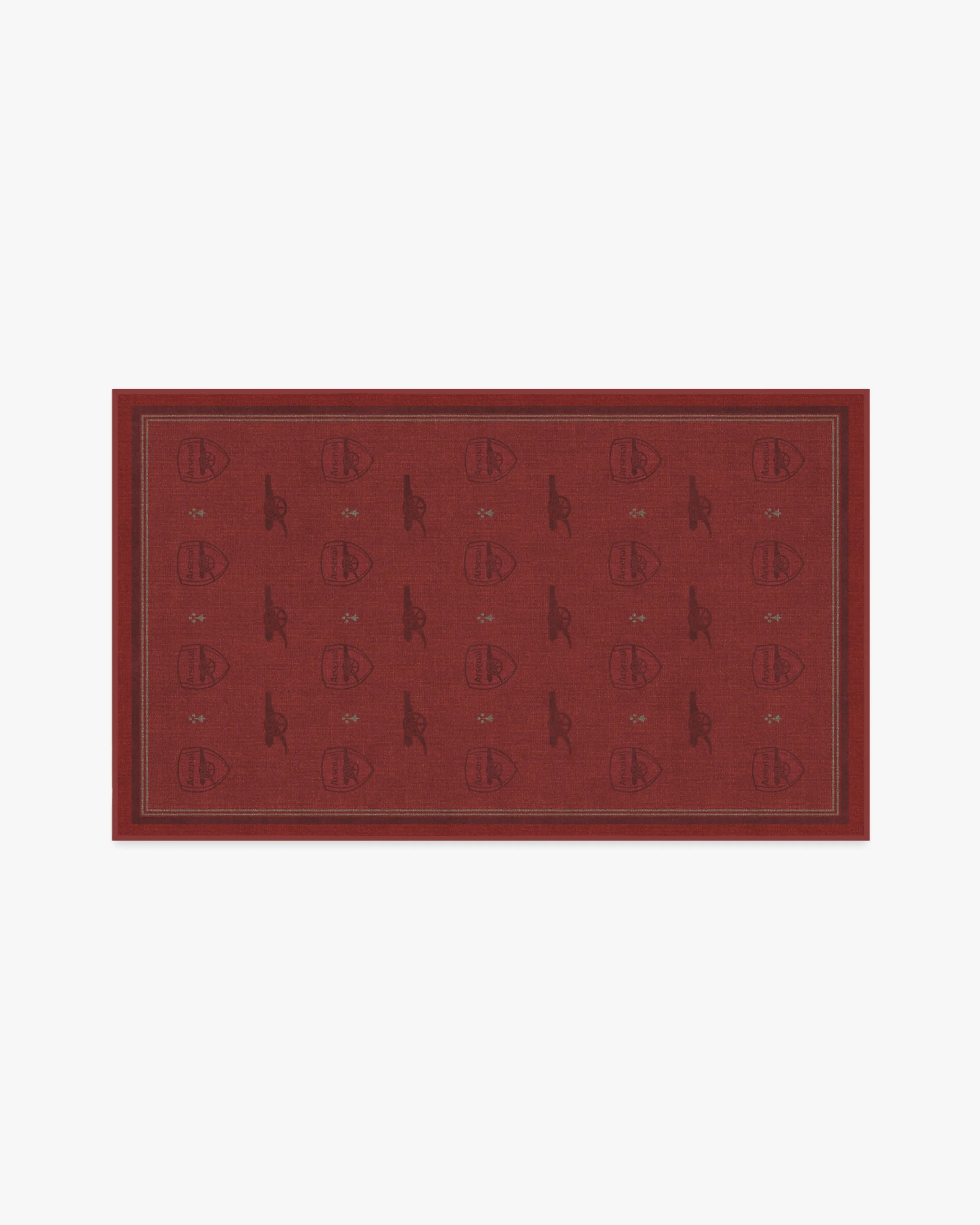 Small Area Rug Machine Washable - Red