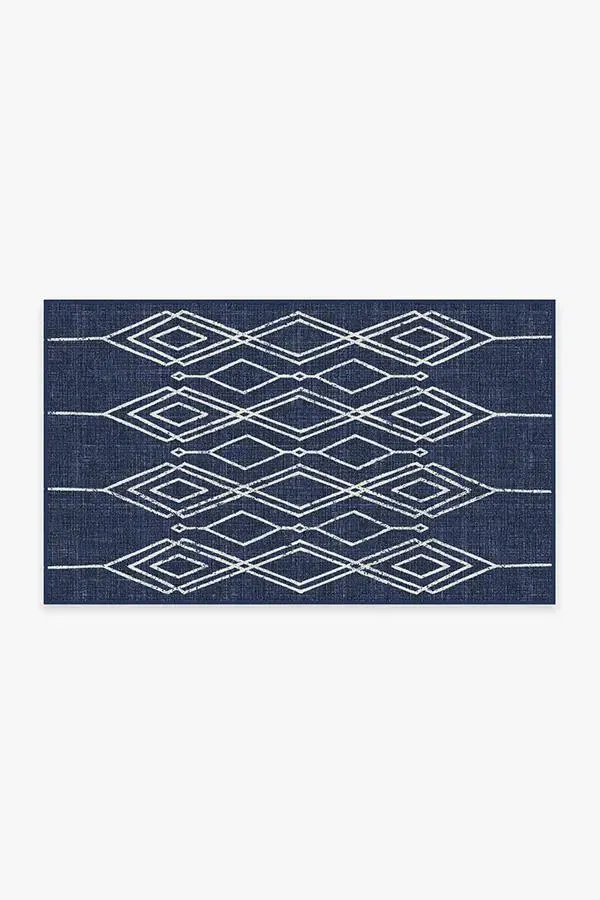 Small Area Rug Machine Washable - Royal Blue image
