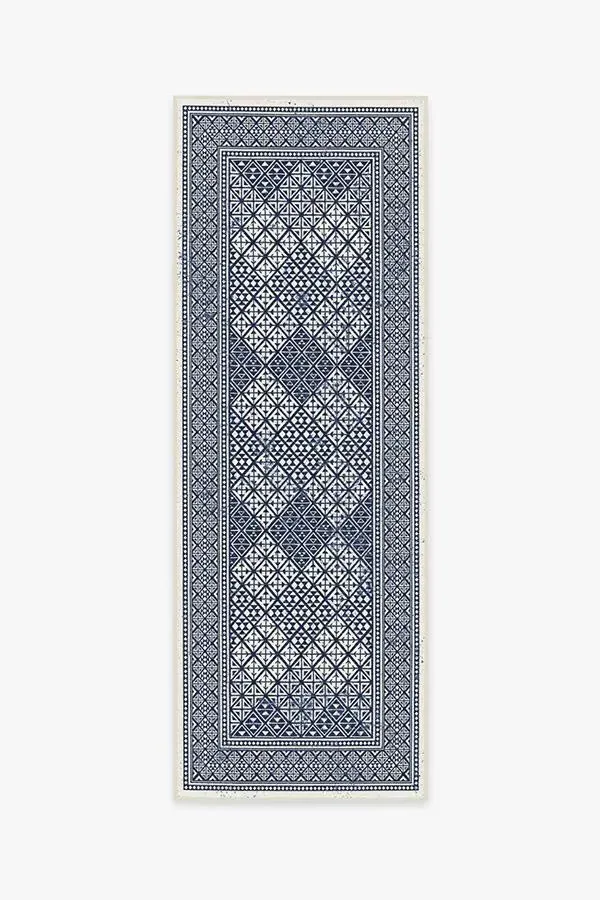 Small Area Rug Machine Washable - Royal Blue