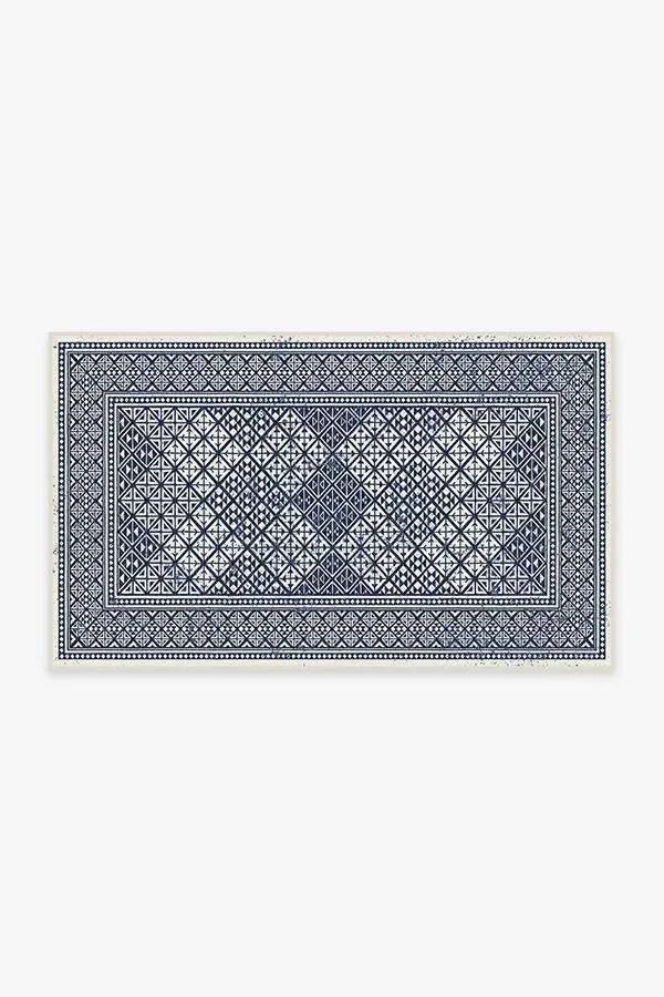 Small Area Rug Machine Washable - Royal Blue image