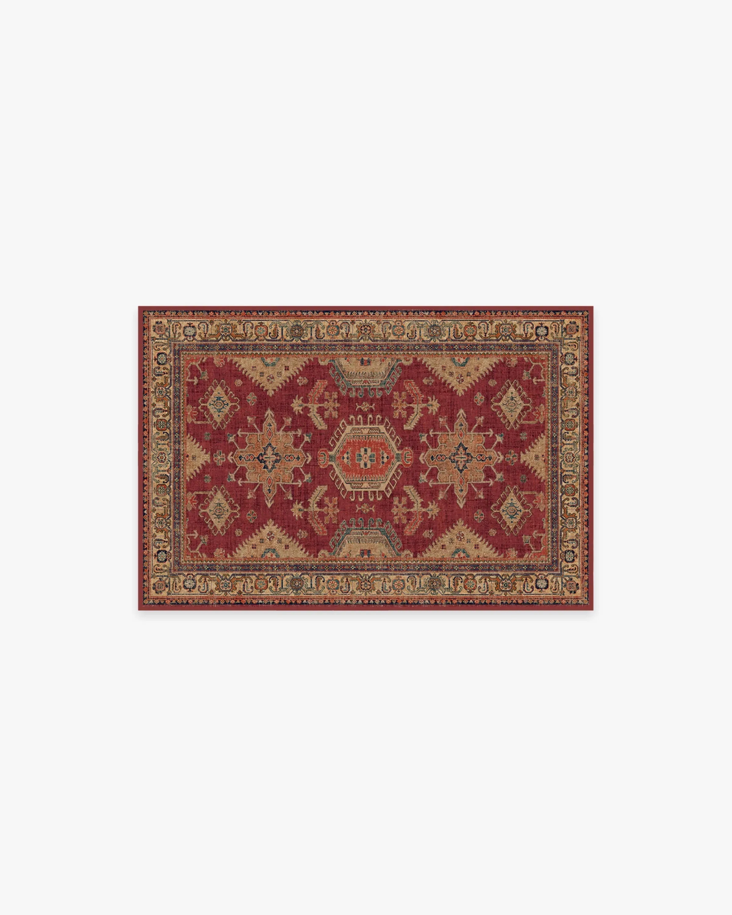 Small Area Rug Machine Washable - Ruby, Chenille image