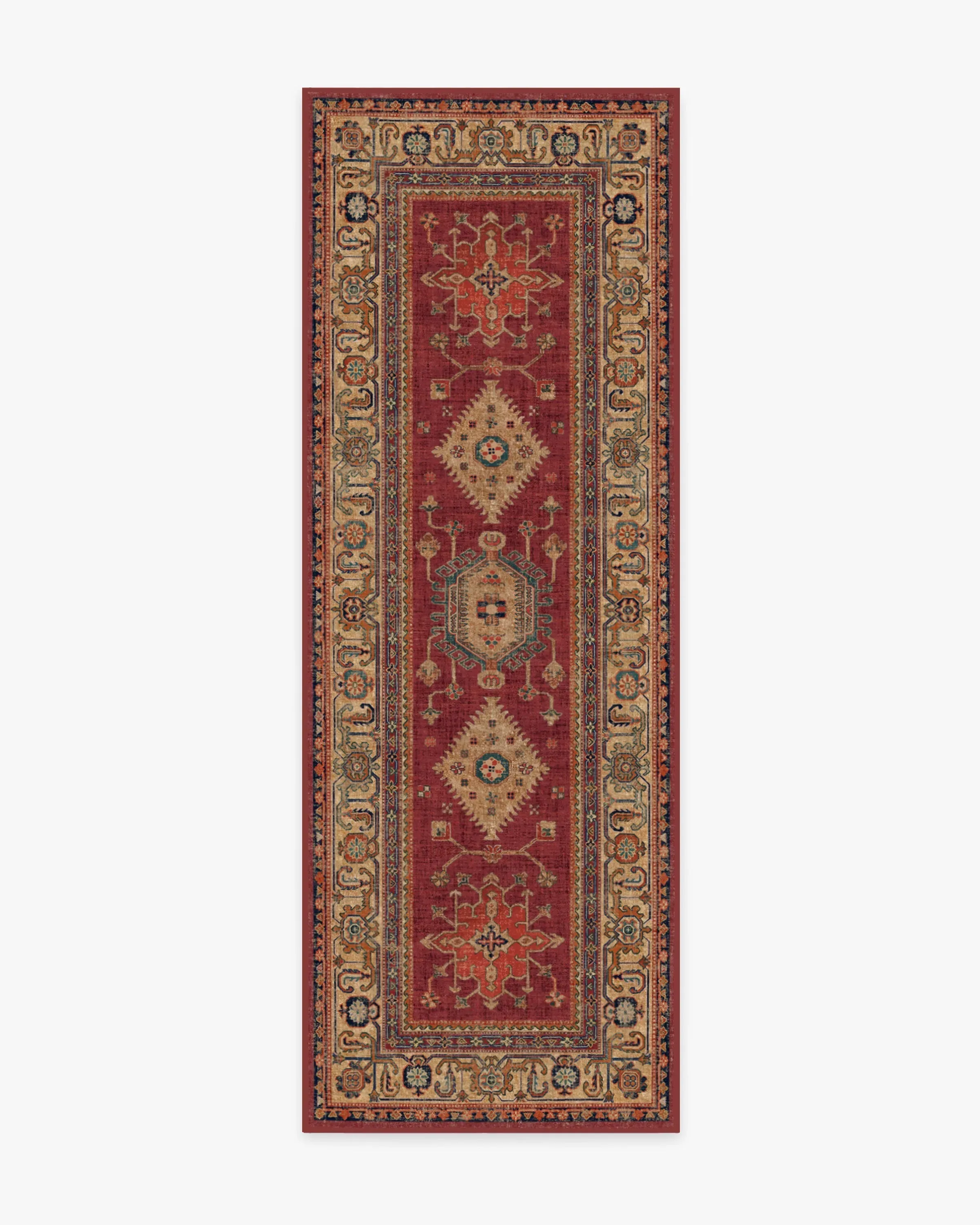 Small Area Rug Machine Washable - Ruby, Chenille