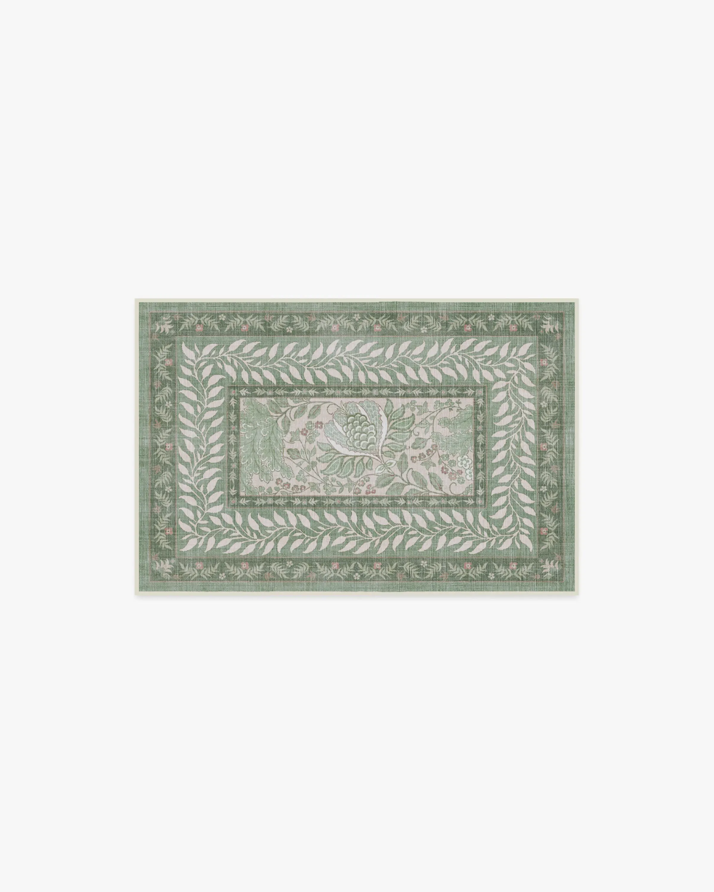 Small Area Rug Machine Washable - Sage image