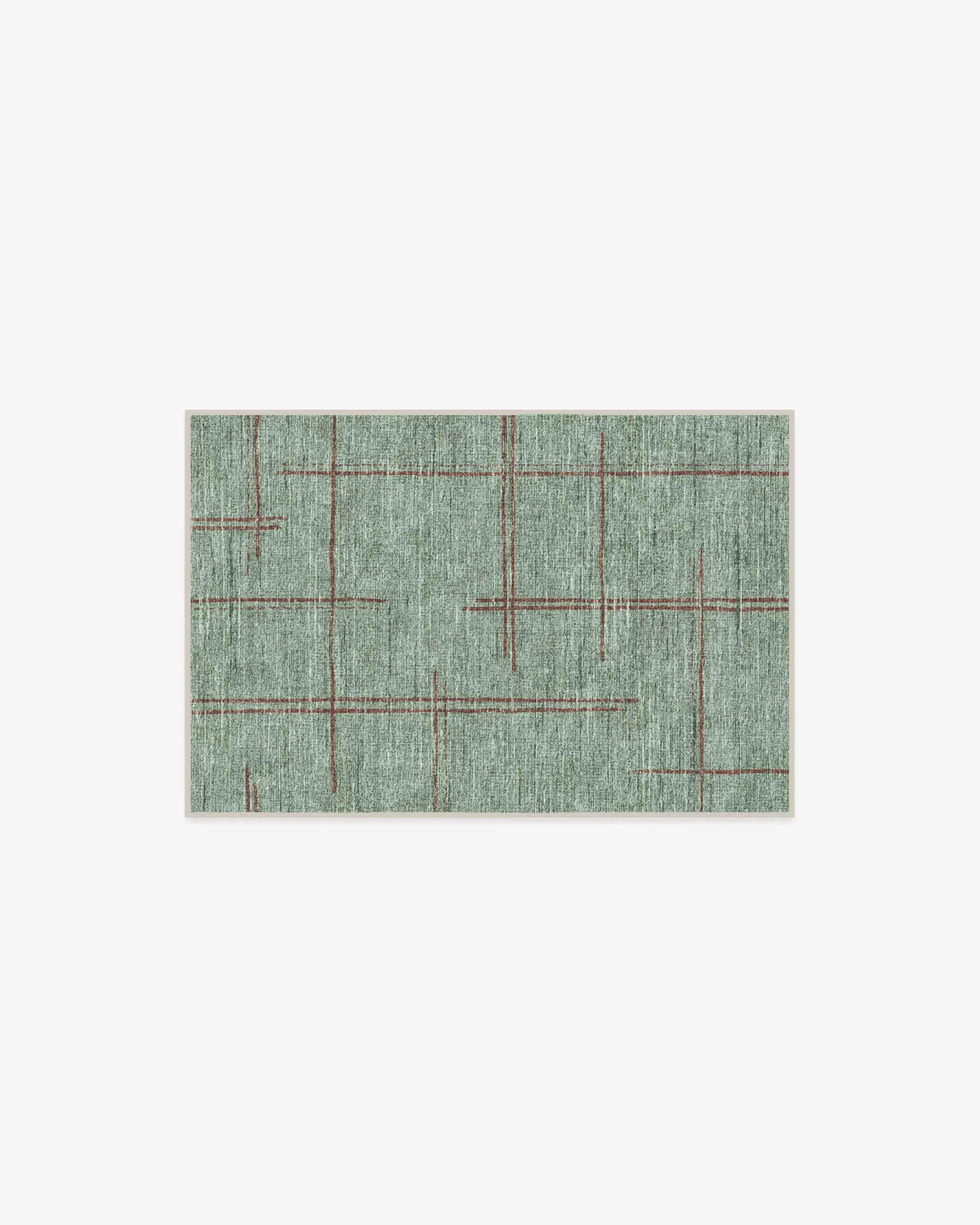 Small Area Rug Machine Washable - Sage Green image