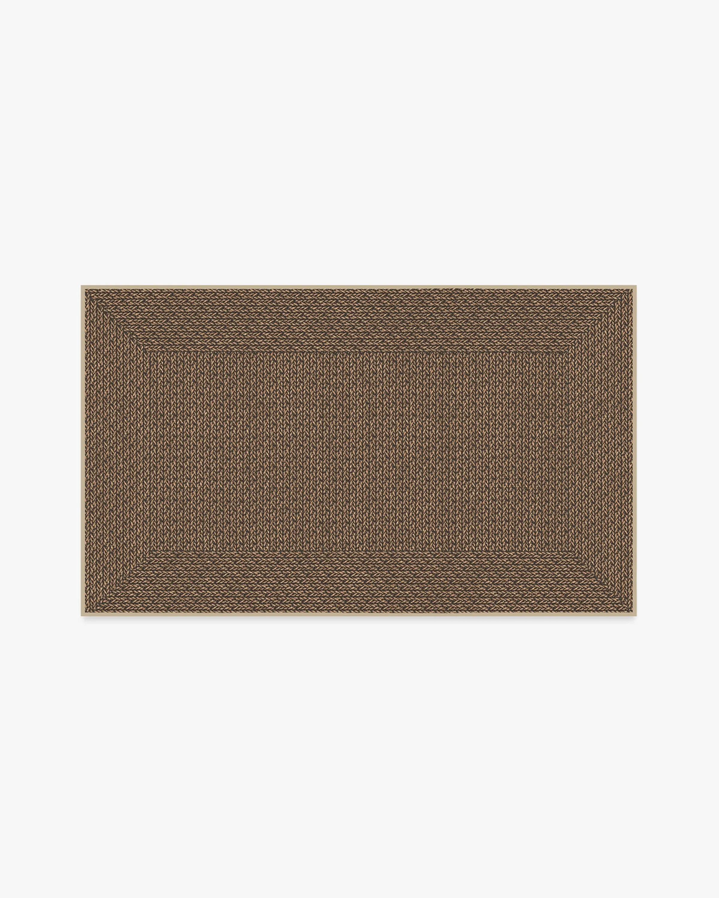 Small Area Rug Machine Washable - Sand, Polyester image