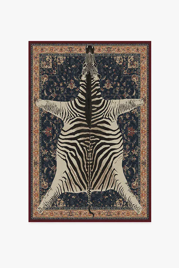 Small Area Rug Machine Washable - Sapphire