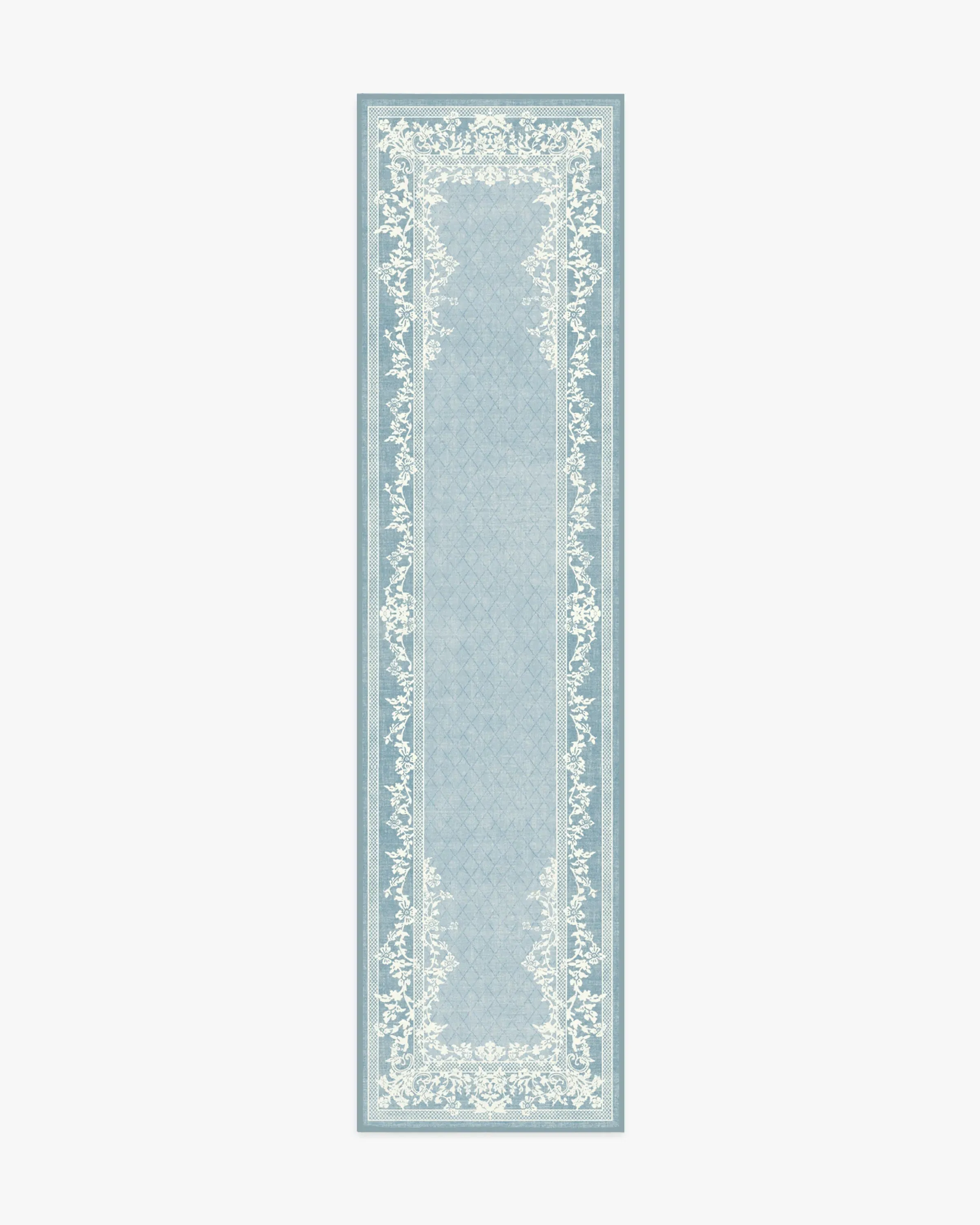 Small Area Rug Machine Washable - Slate Blue