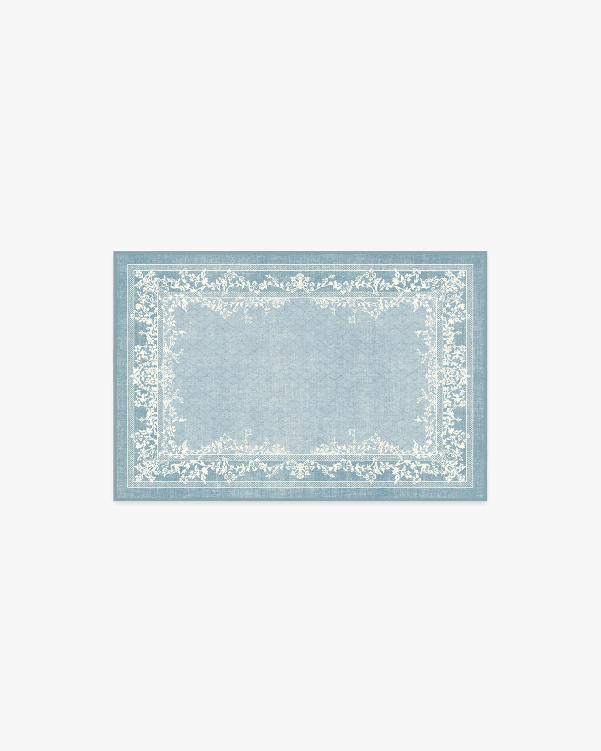 Small Area Rug Machine Washable - Slate Blue image