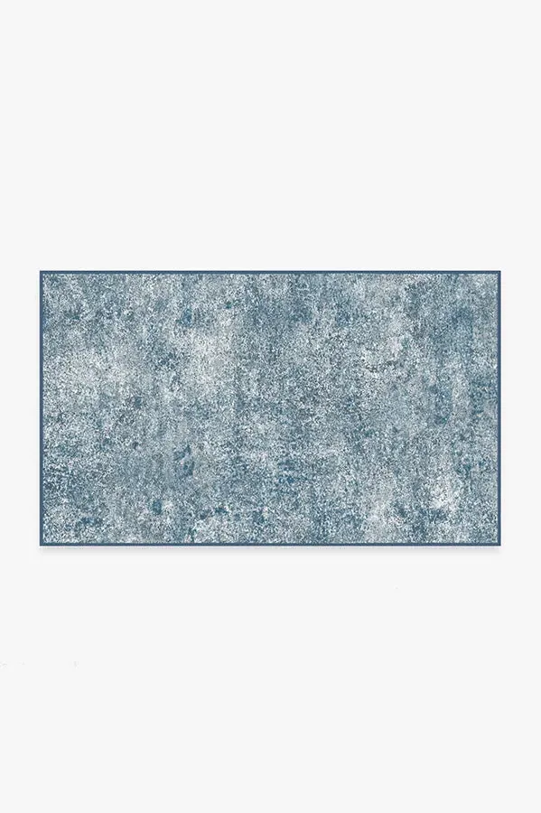 Small Area Rug Machine Washable - Slate Blue