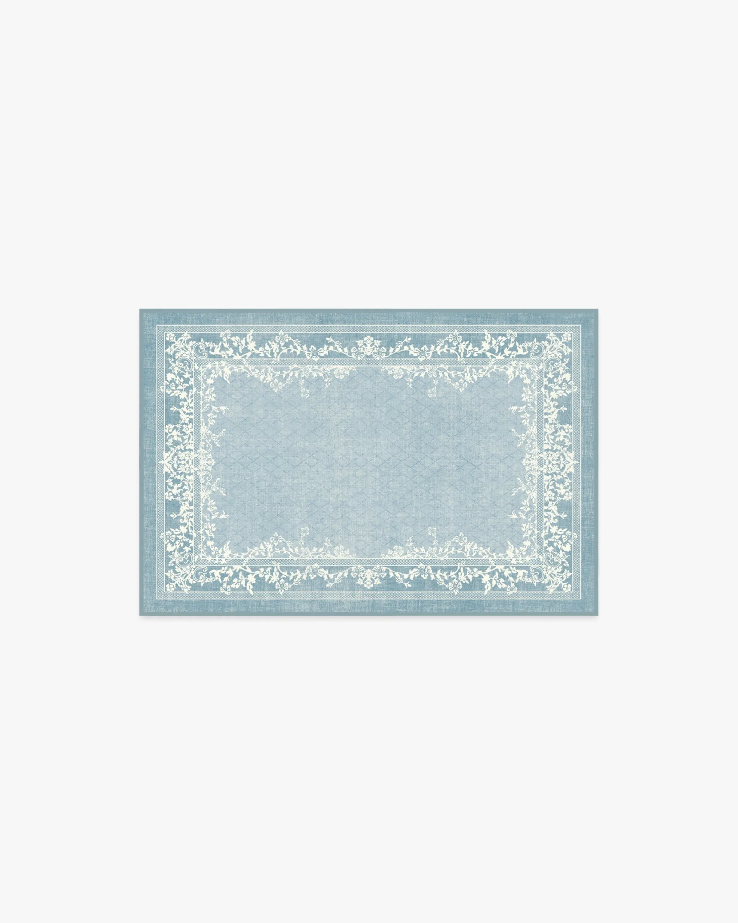 Small Area Rug Machine Washable - Slate Blue image