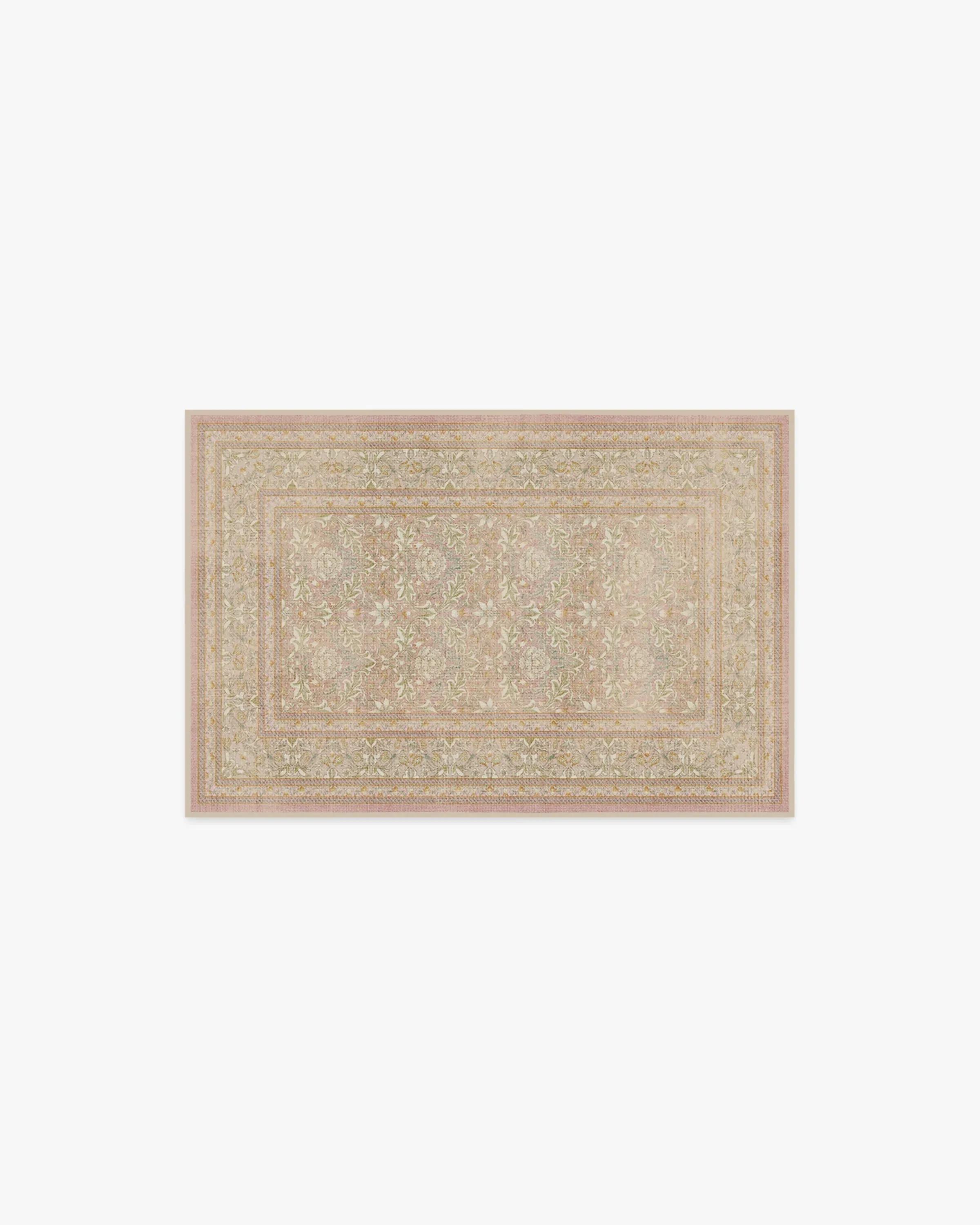 Small Area Rug Machine Washable - Soft Pink image