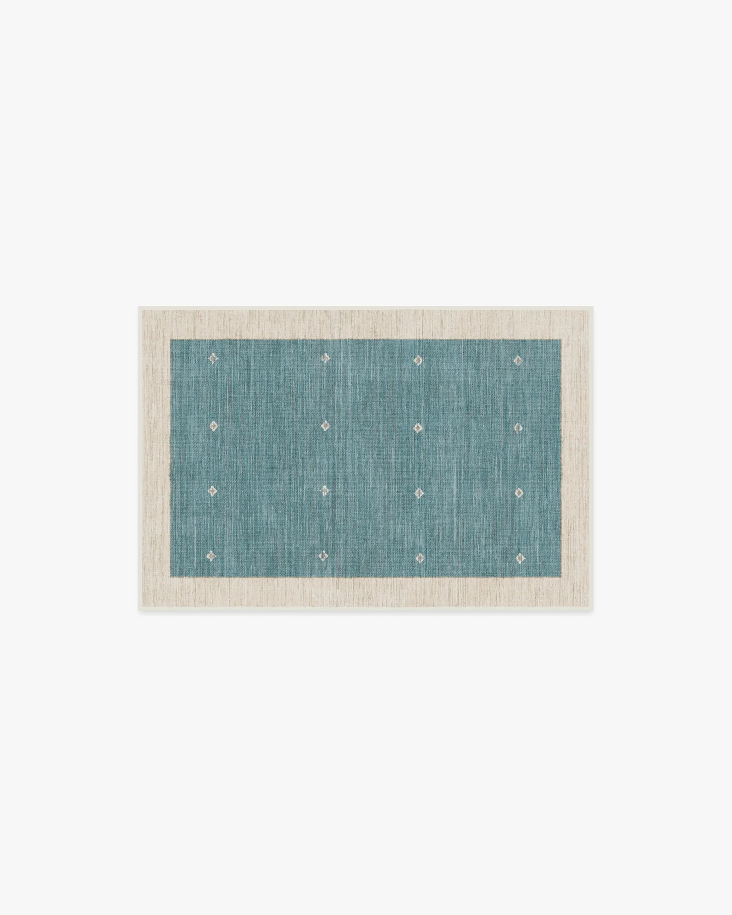 Small Area Rug Machine Washable - Soft Teal image