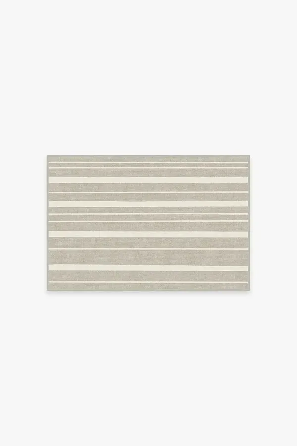 Small Area Rug Machine Washable - Stone, Flatwoven image