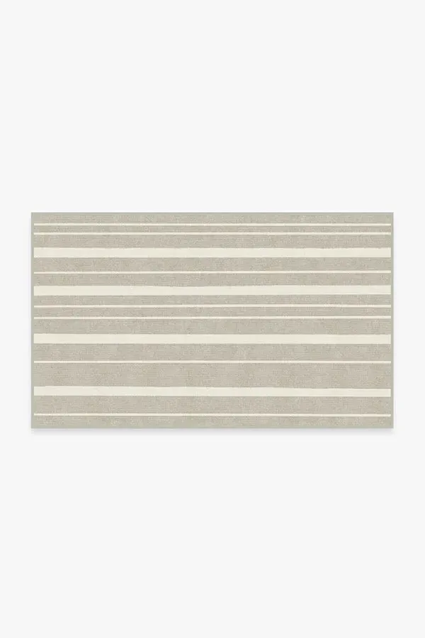 Small Area Rug Machine Washable - Stone, Flatwoven