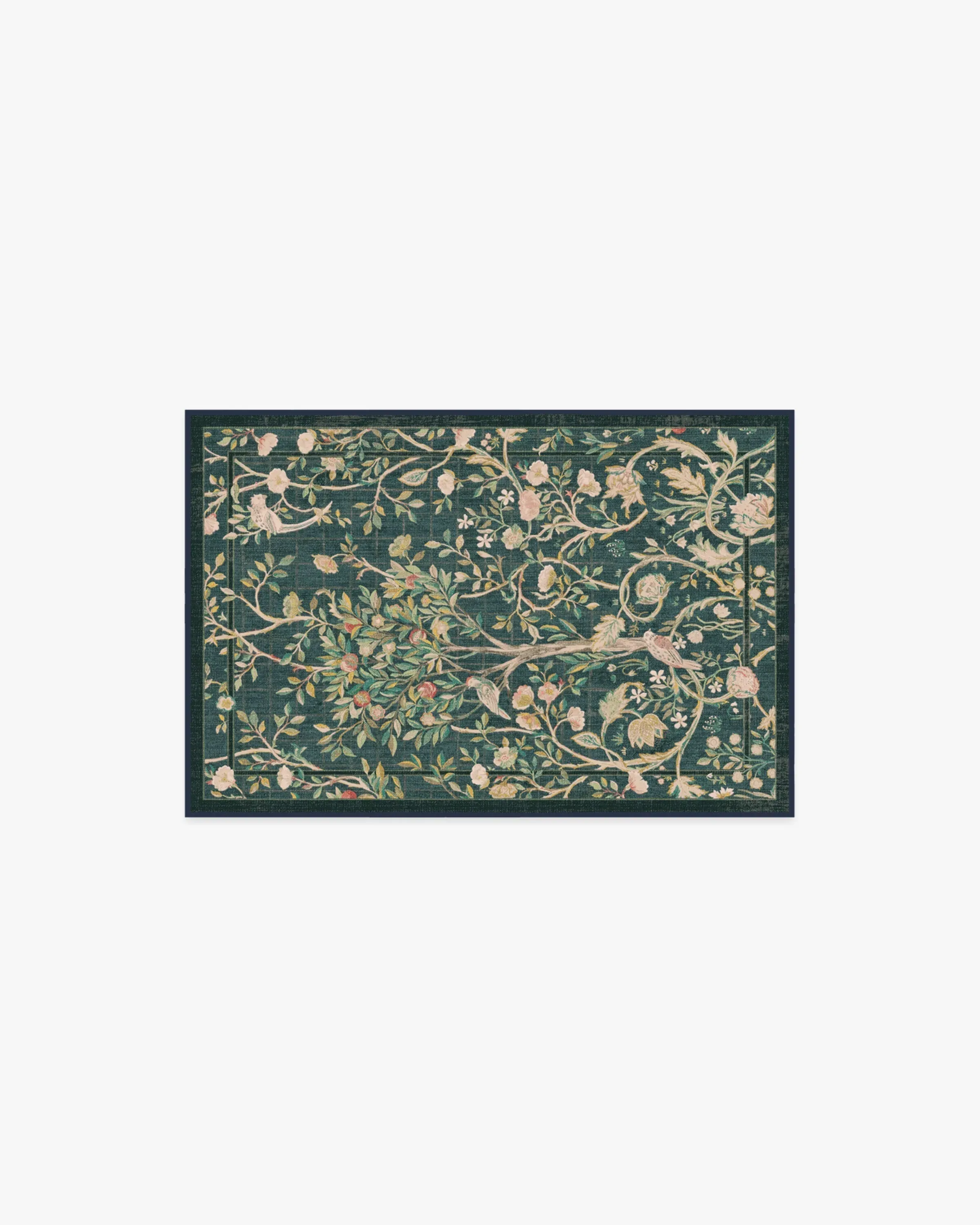 Small Area Rug Machine Washable - Teal Green image