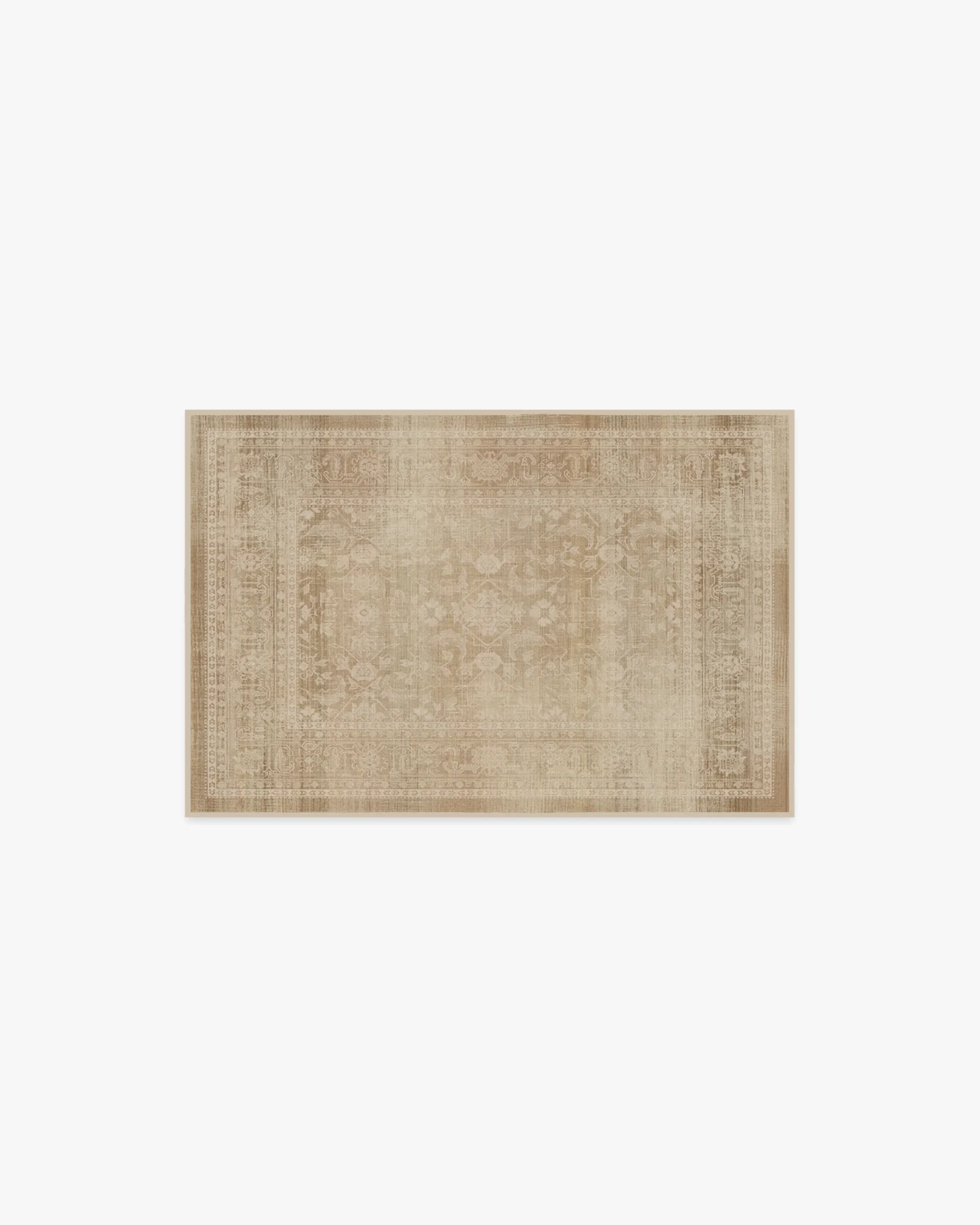 Small Area Rug Machine Washable - Warm Natural image