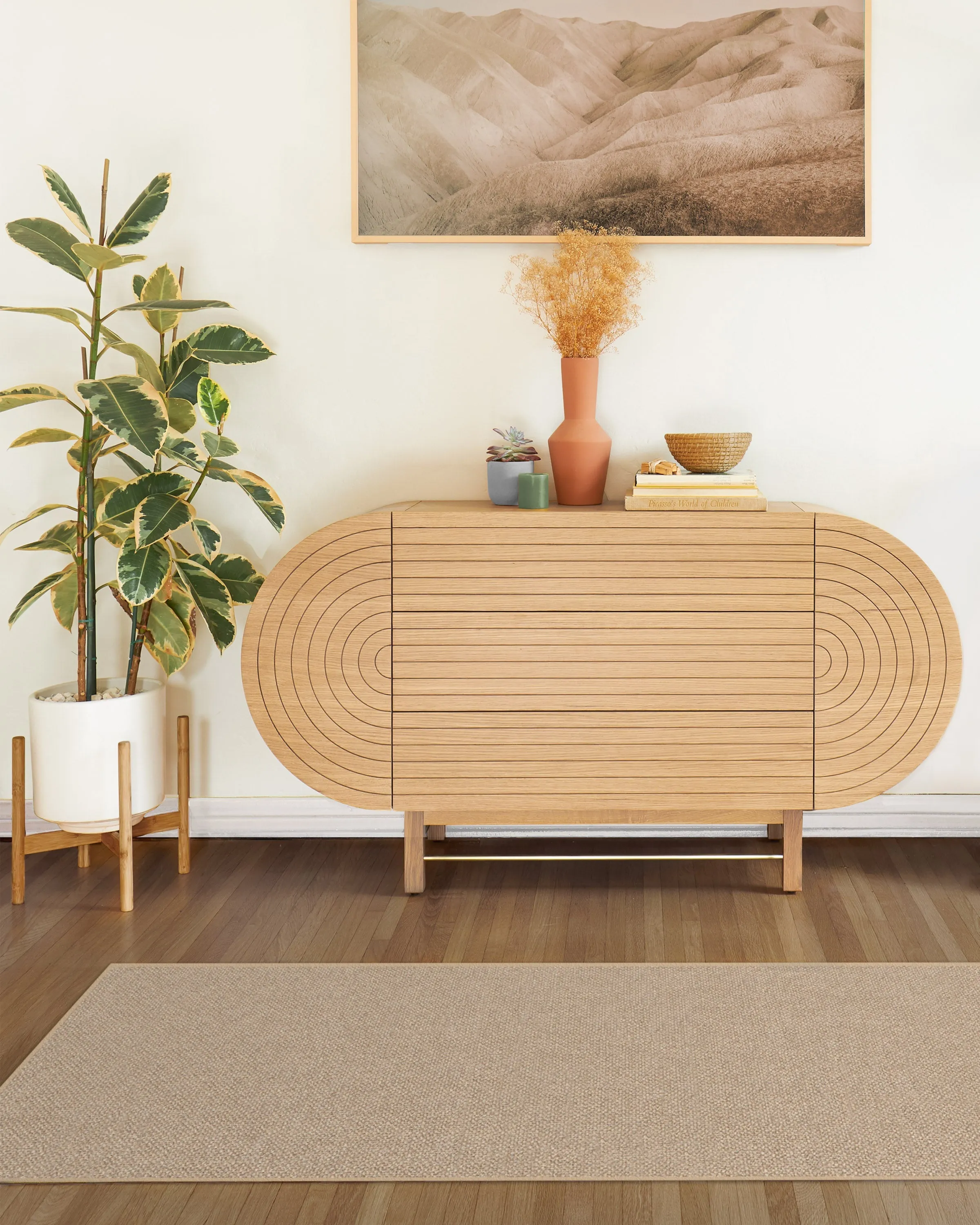 Small Area Rug Machine Washable - Warm Sand