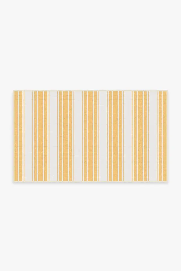 Small Area Rug Machine Washable - Yellow image