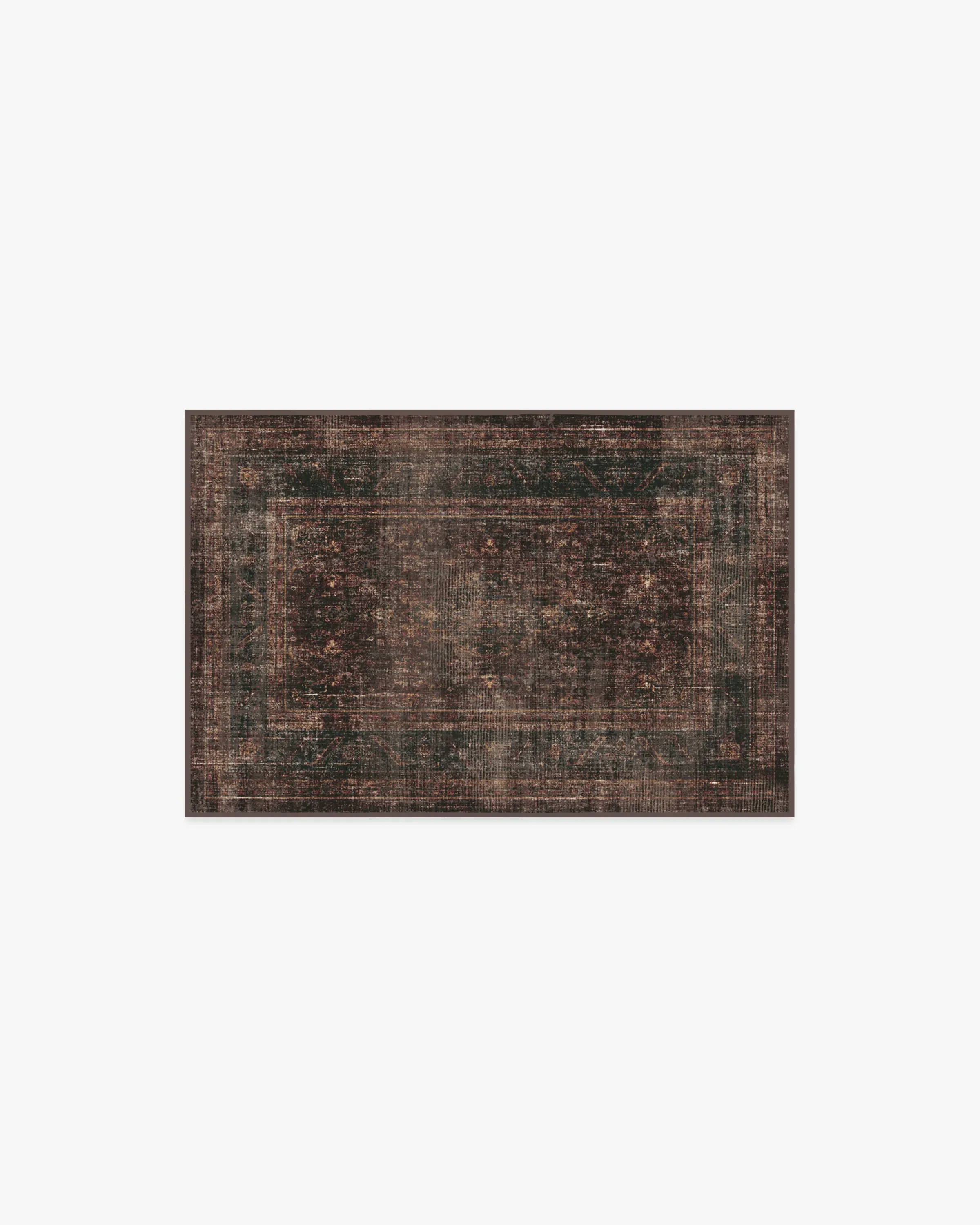 Small Flatwoven Area Rug - Bordeaux Red image