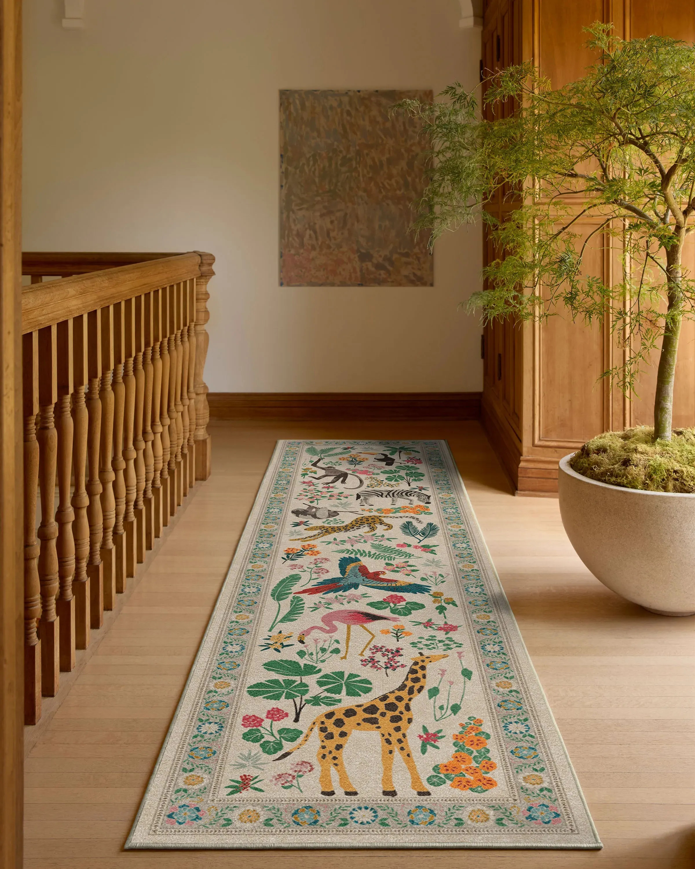 Small Flatwoven Rug Machine Washable - Chenille