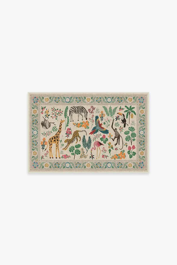 Small Flatwoven Rug Machine Washable - Chenille image