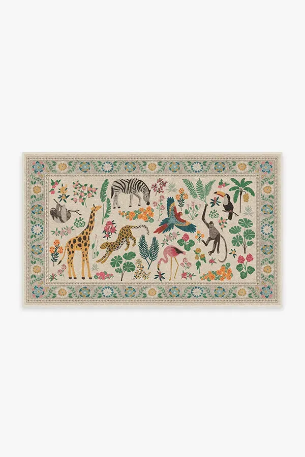 Small Flatwoven Rug Machine Washable - Chenille