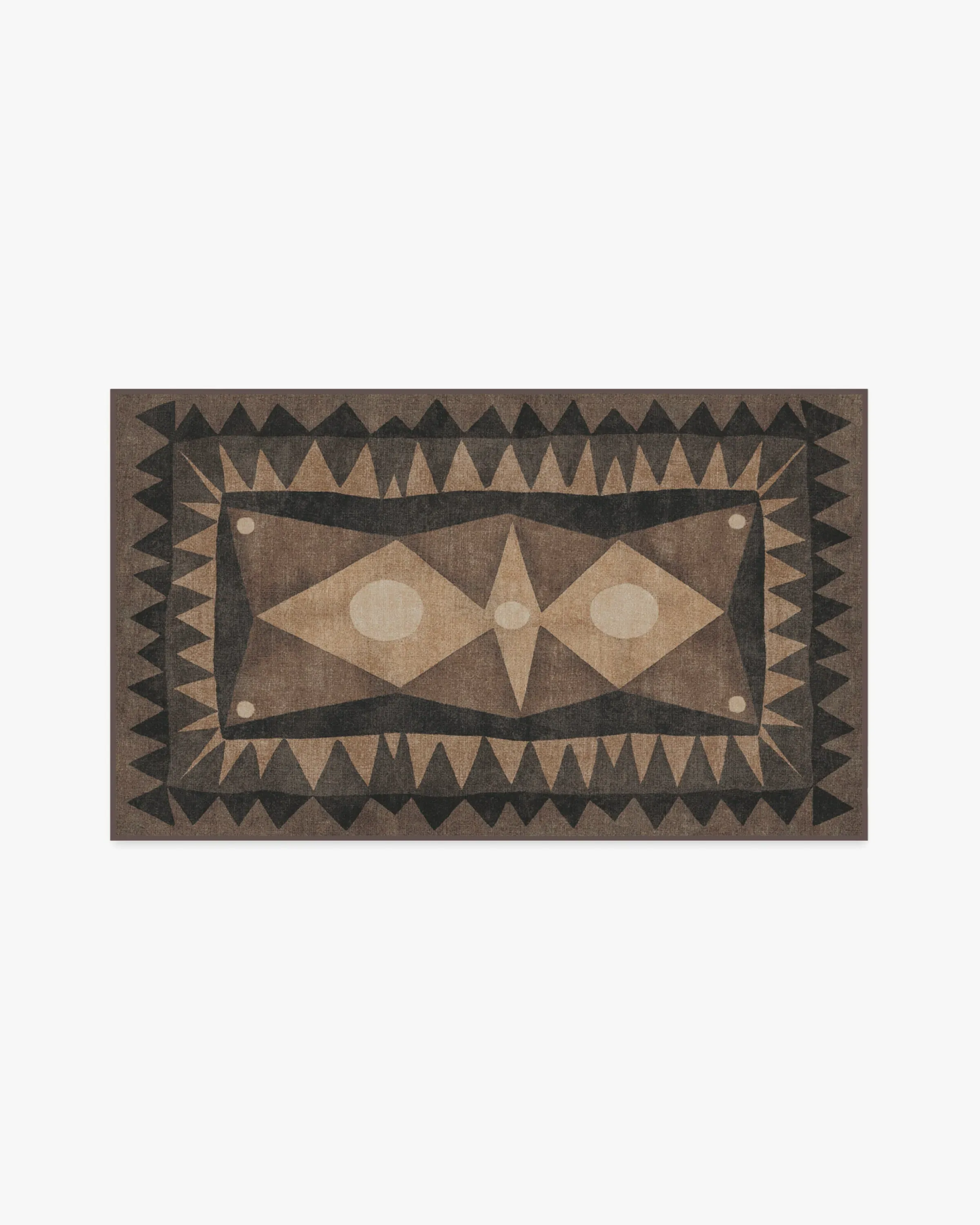 Small Machine Washable Area Rug - Charcoal