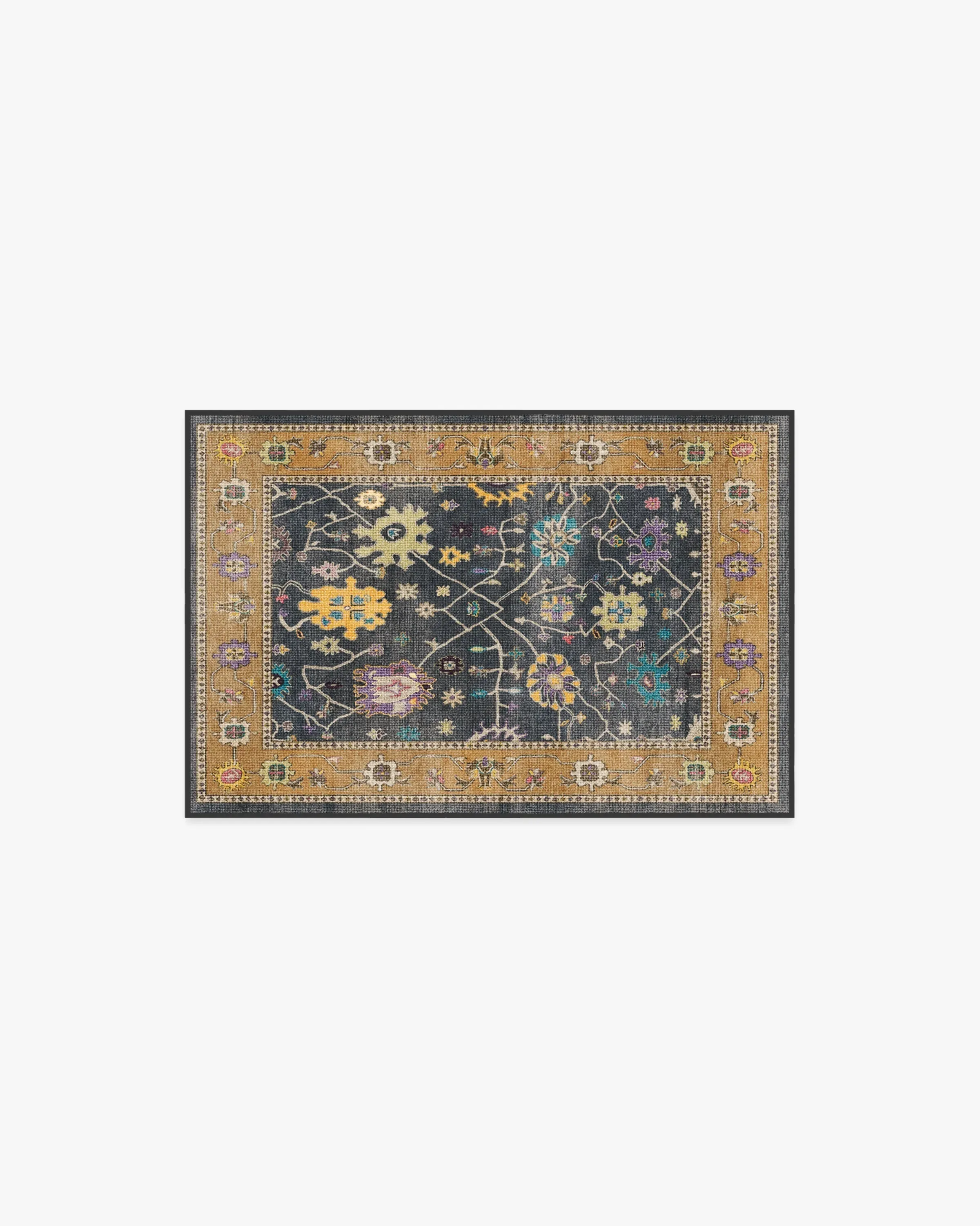 Small Machine Washable Area Rug - Multicolour image