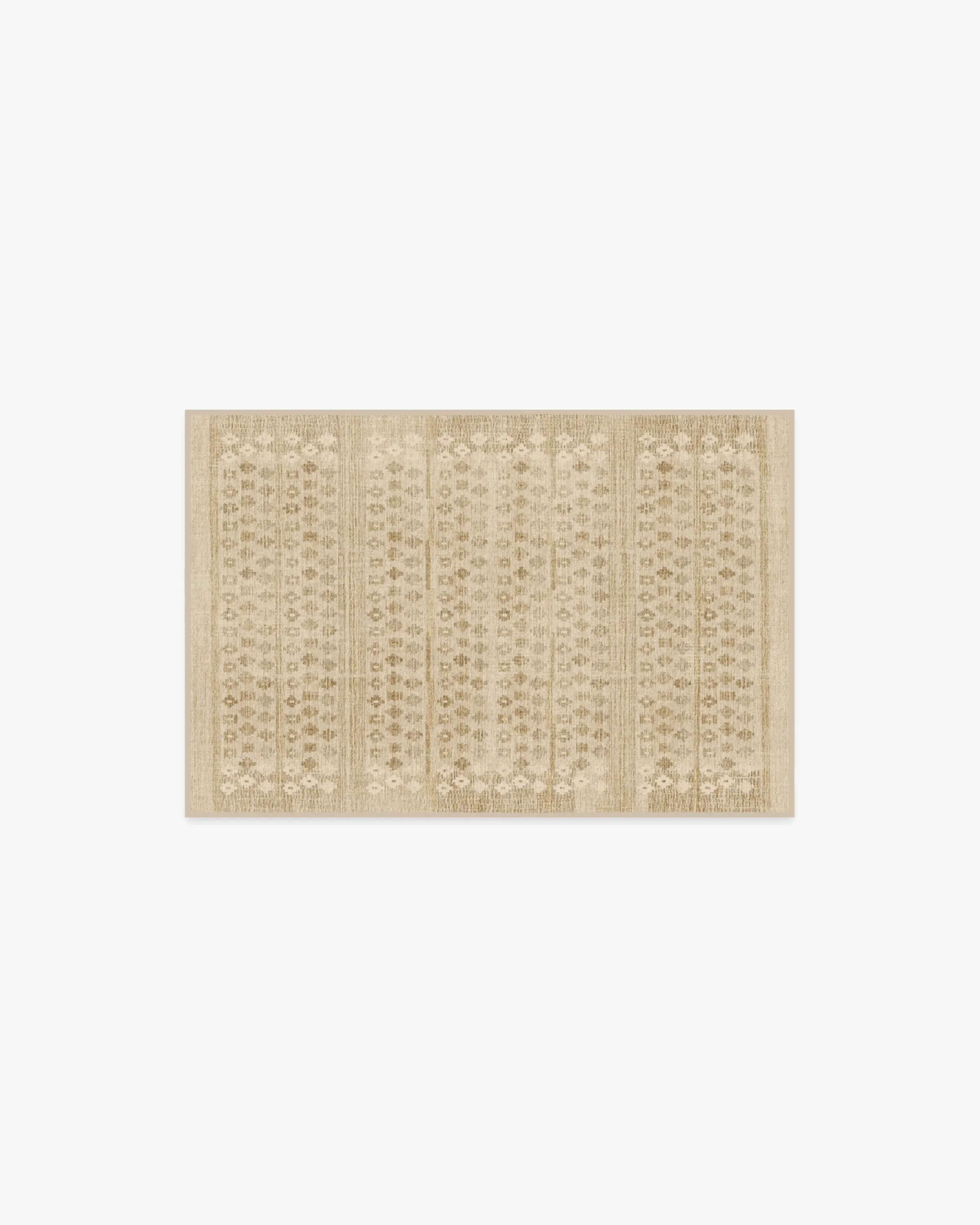Small Machine Washable Area Rug - Natural image