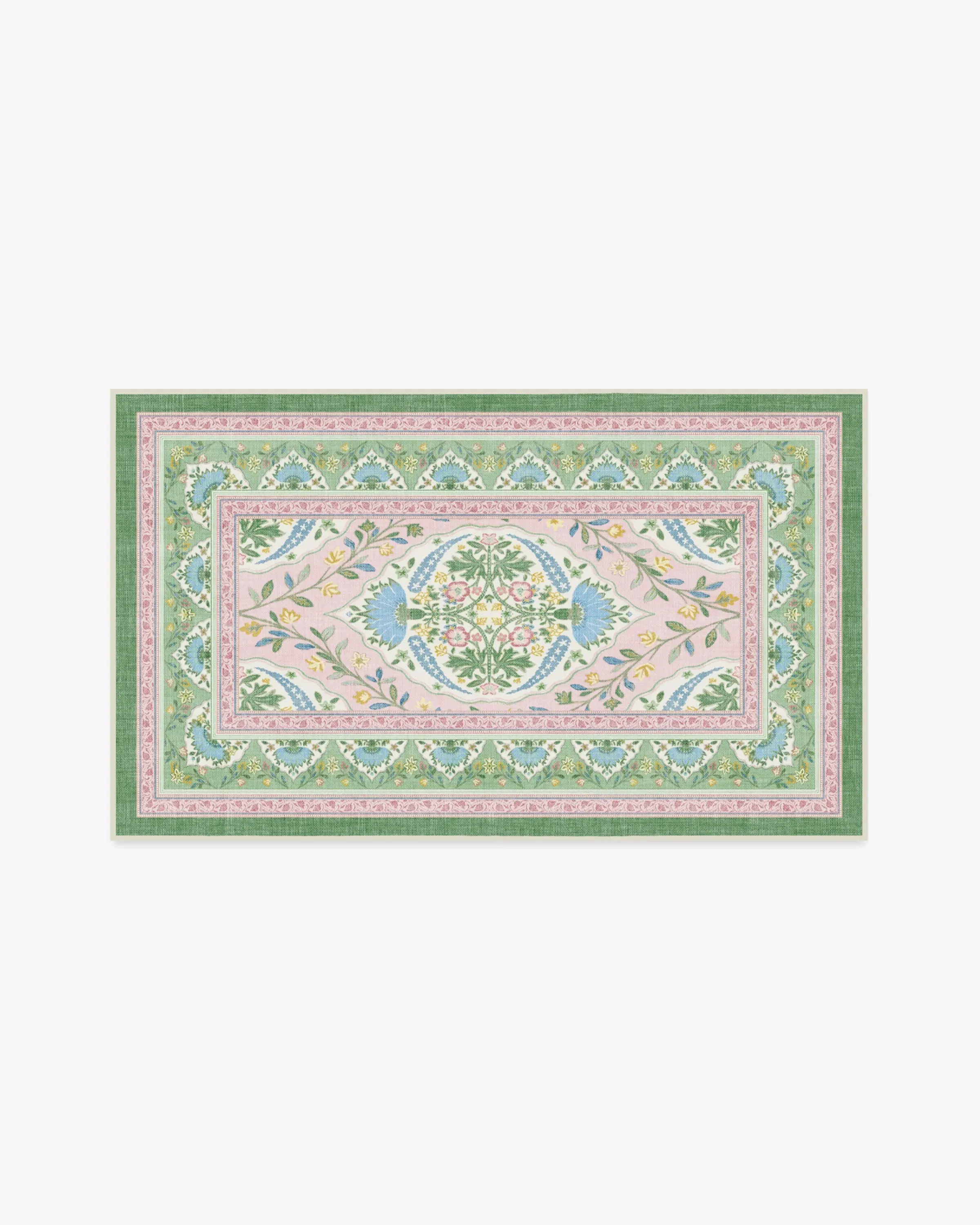 Small Machine Washable Area Rug - Pink image