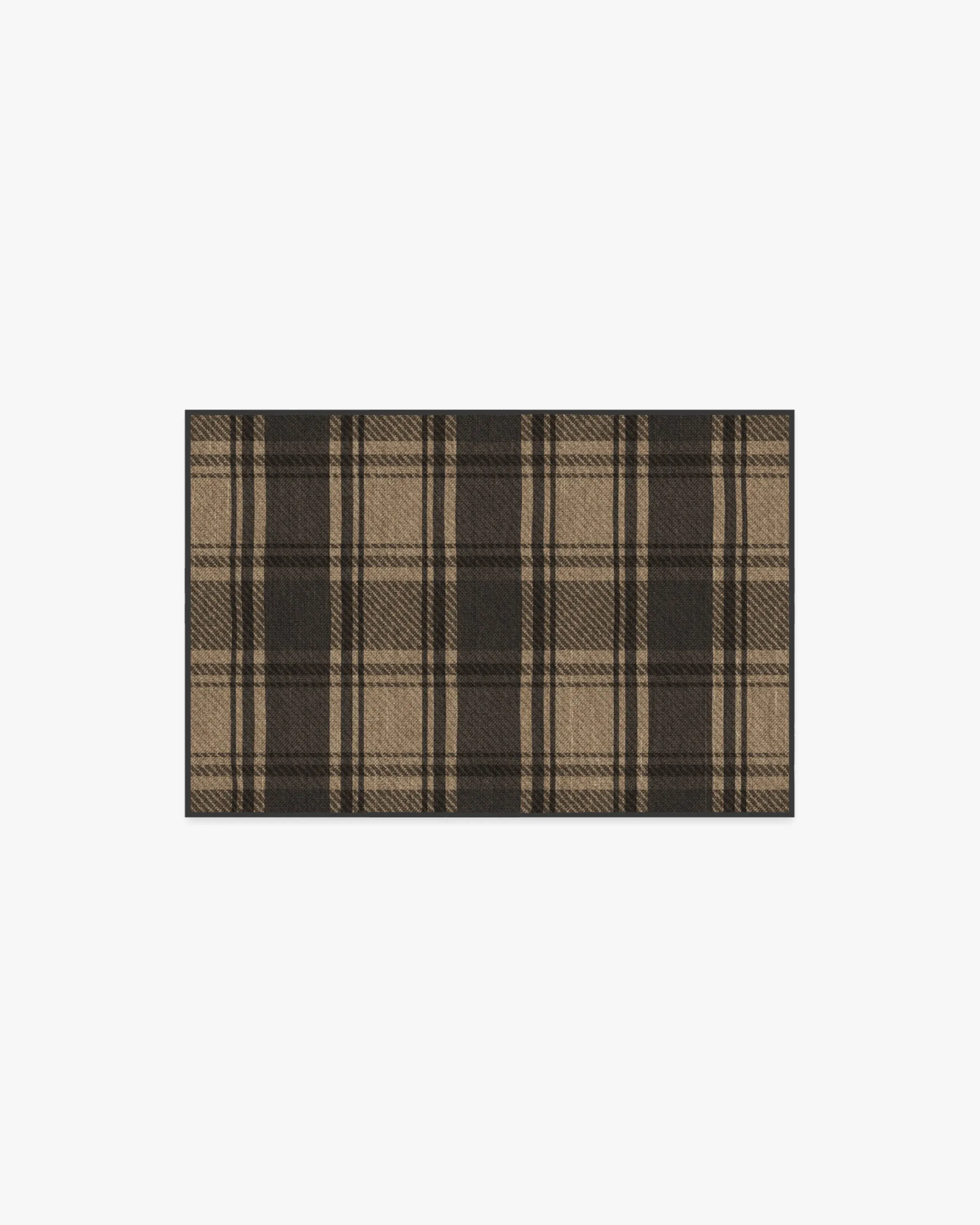 Small Washable Area Rug - Charcoal, Flatwoven image