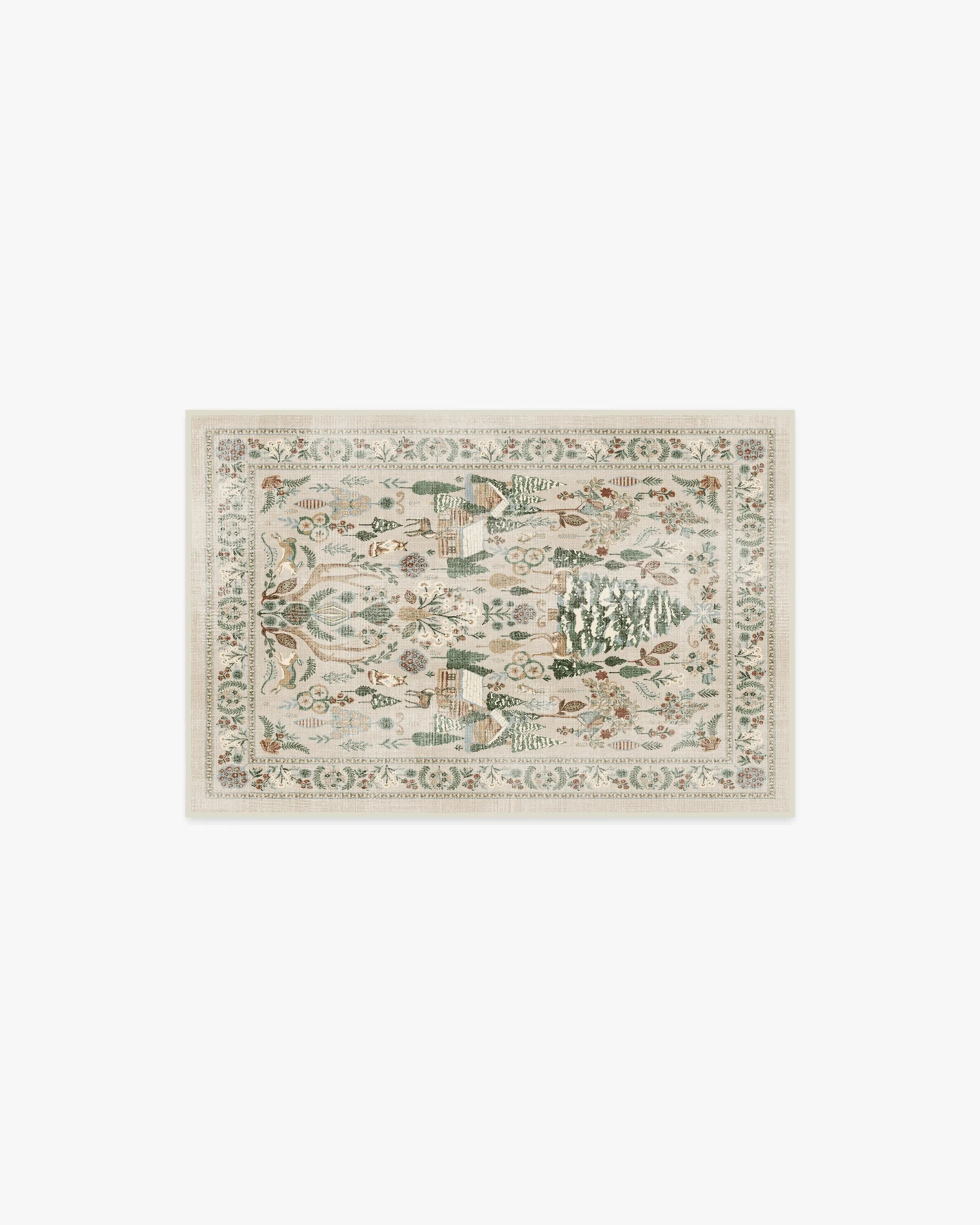 Small Washable Area Rug - Neutral, Tapestry image