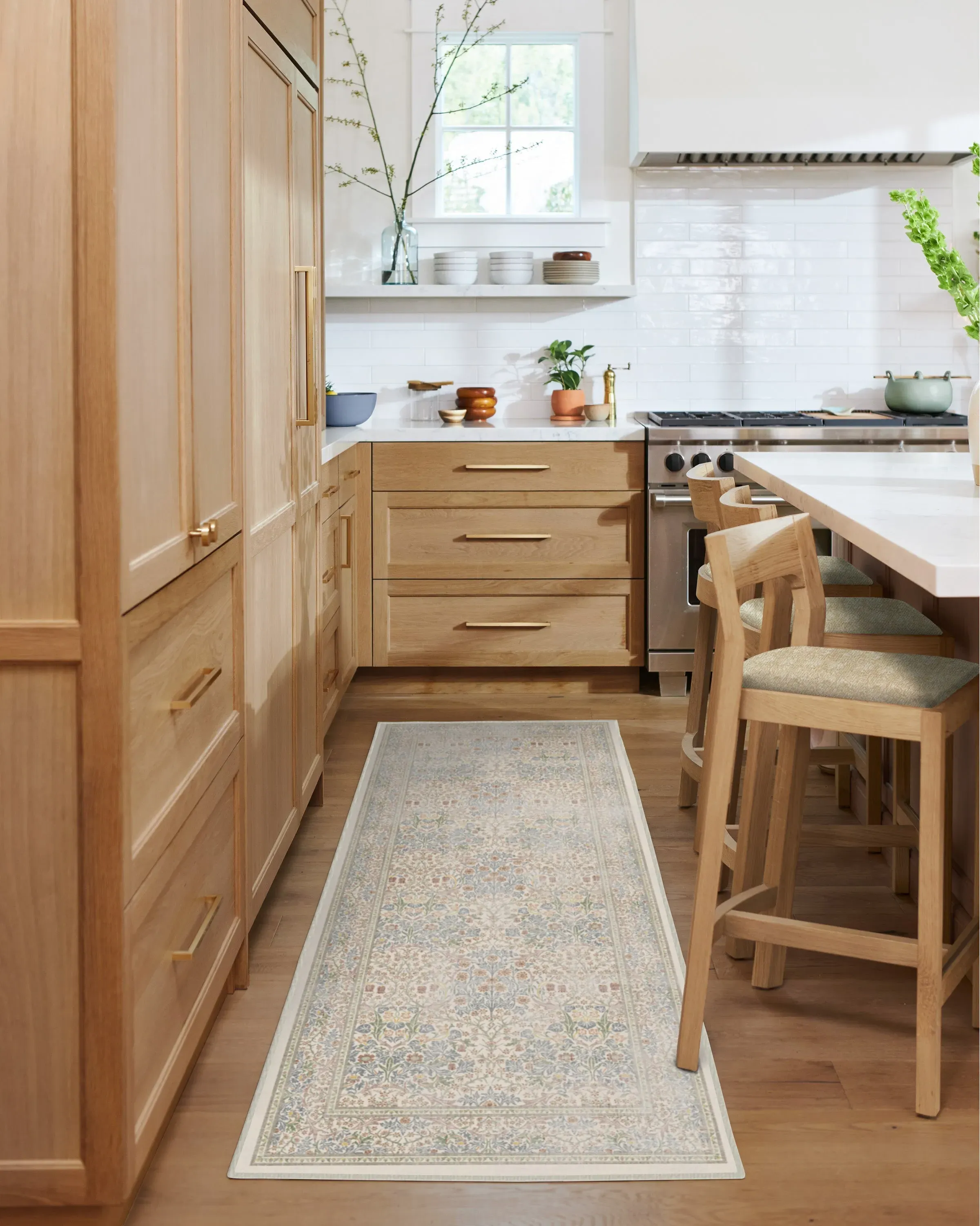 Washable Area Rug Blackthorn - Ivory, Flatwoven