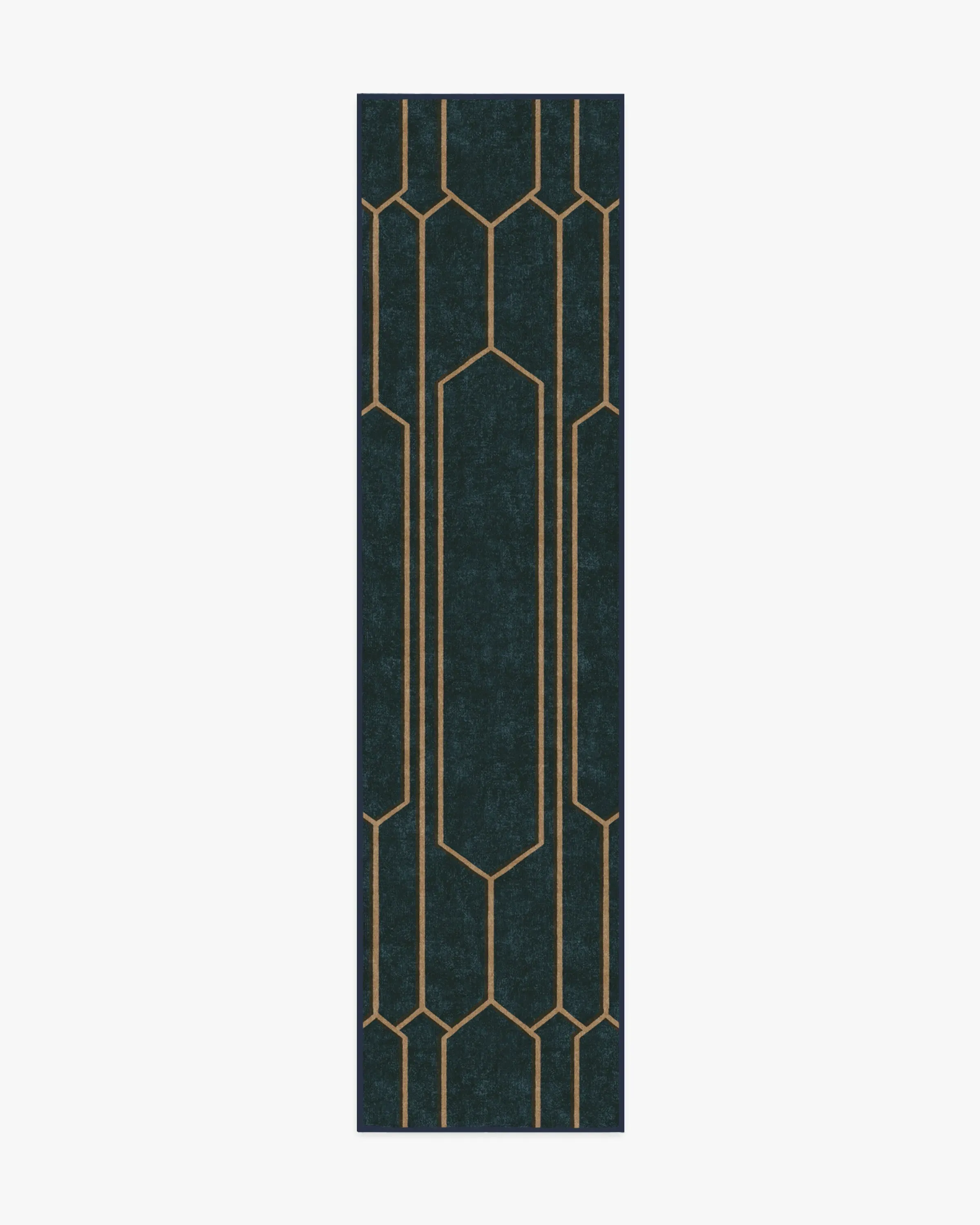 Washable Area Rug - Marine Blue, Flatwoven