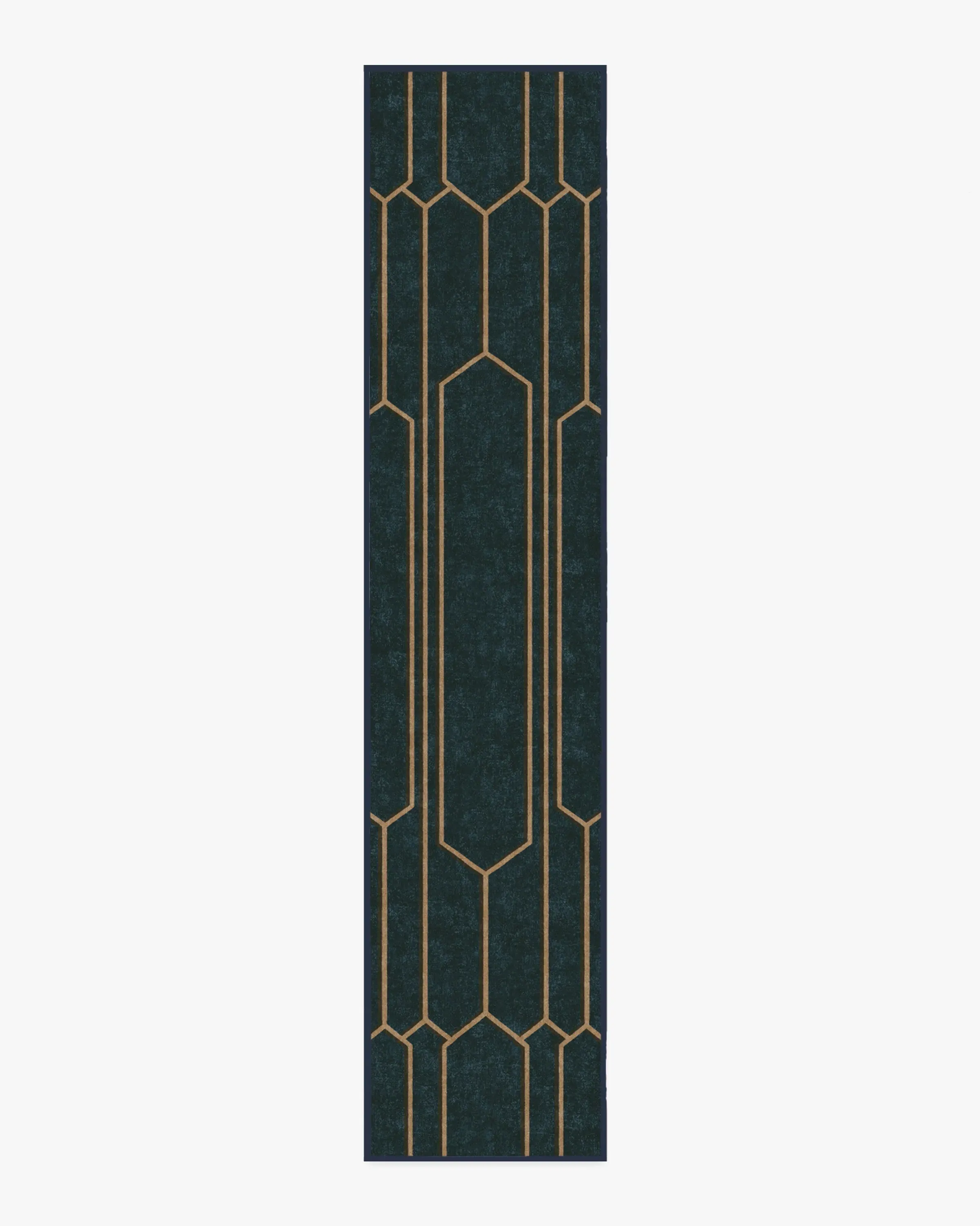 Washable Area Rug - Marine Blue, Flatwoven