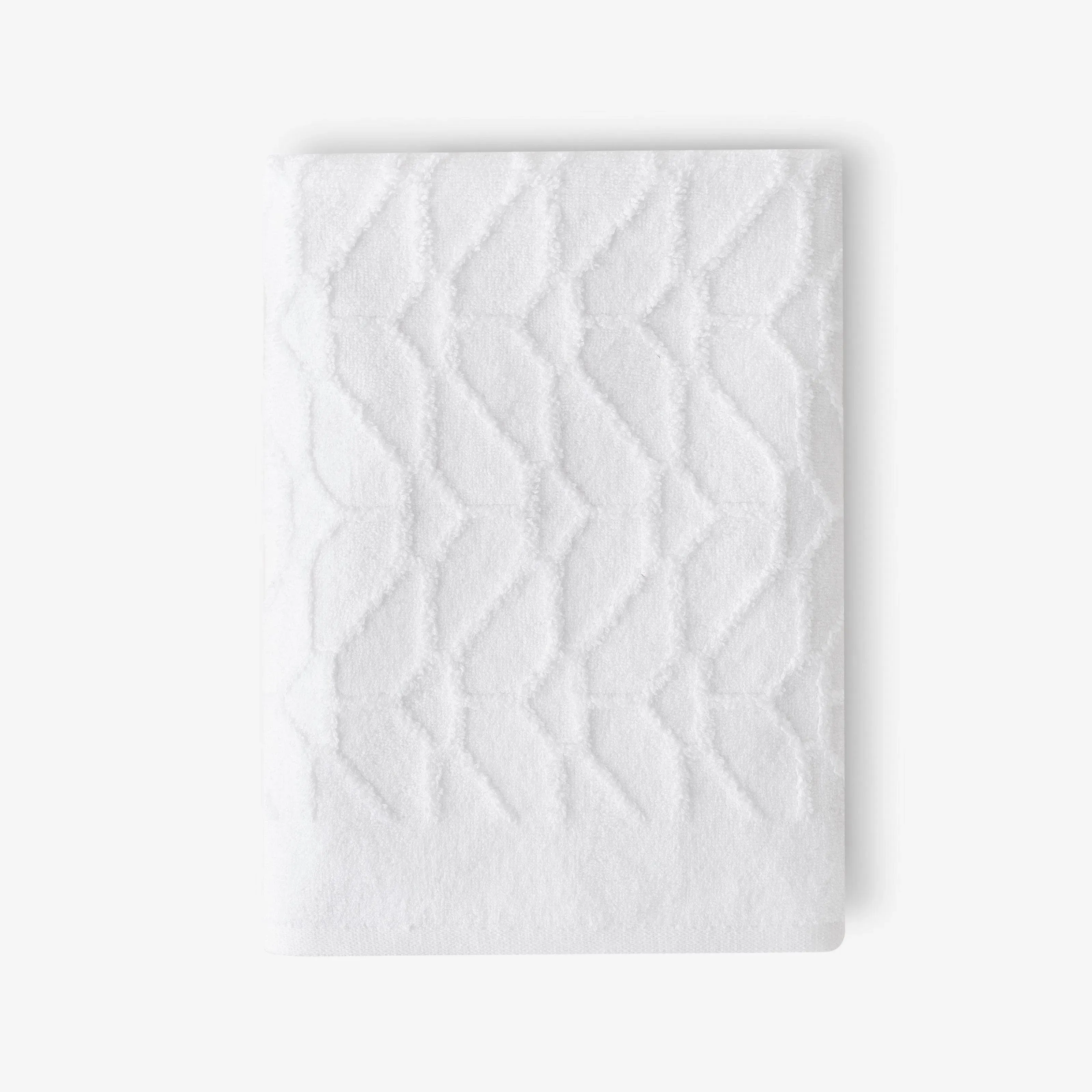 harry-jacquard-100-turkish-cotton-bath-towel-white image