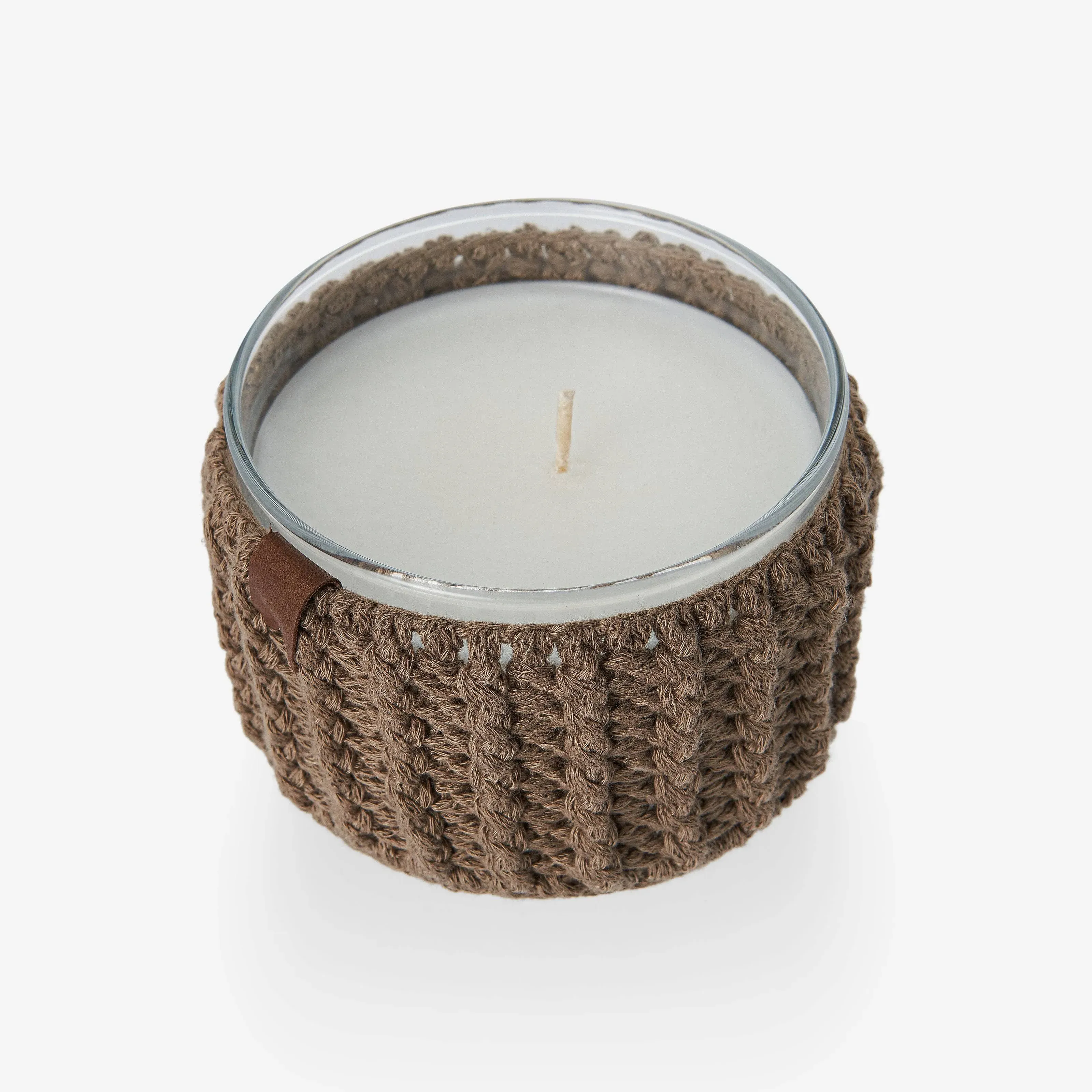 hugga-knitted-candle-brown-300-g image