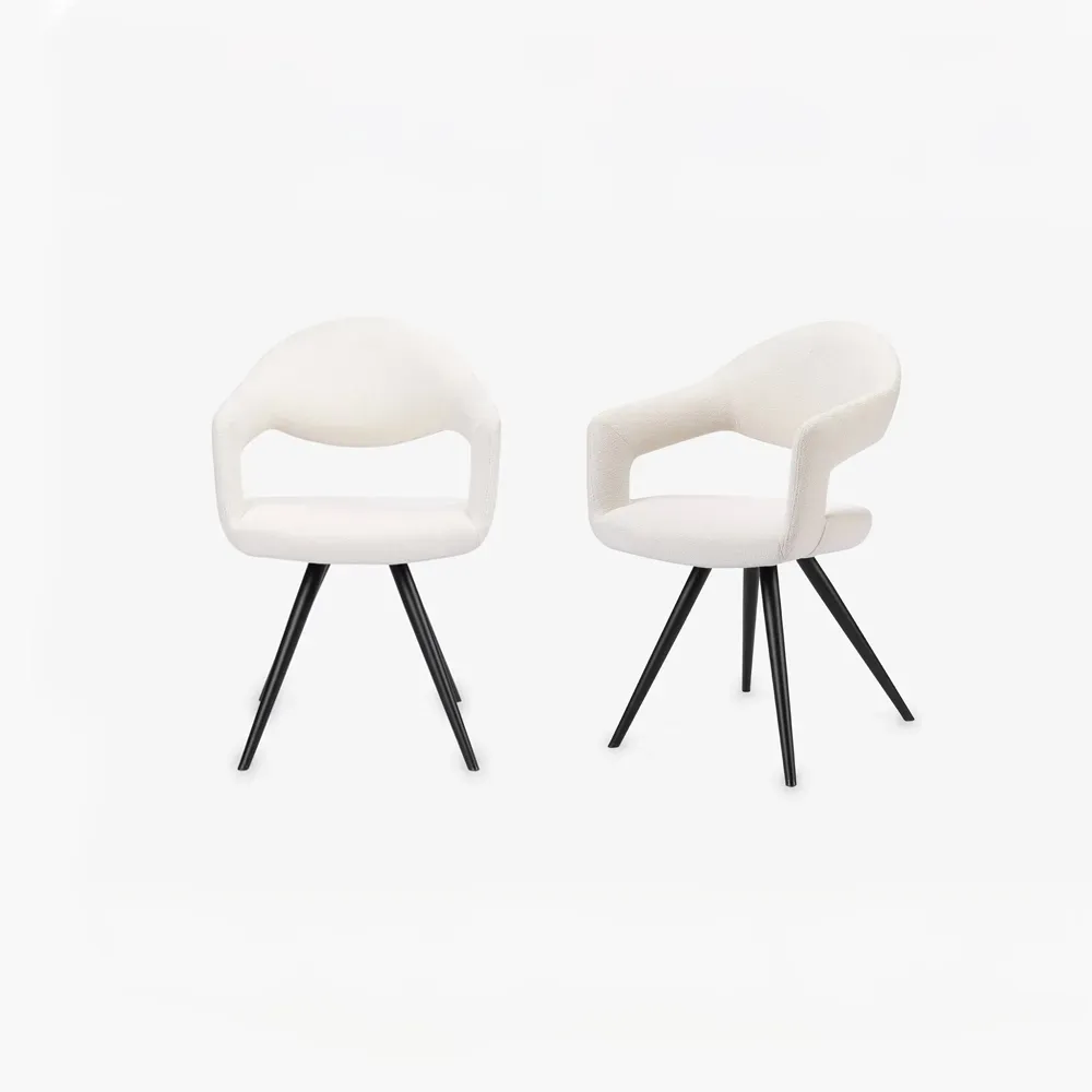 jazz-set-of-2-velvet-armchair-white image