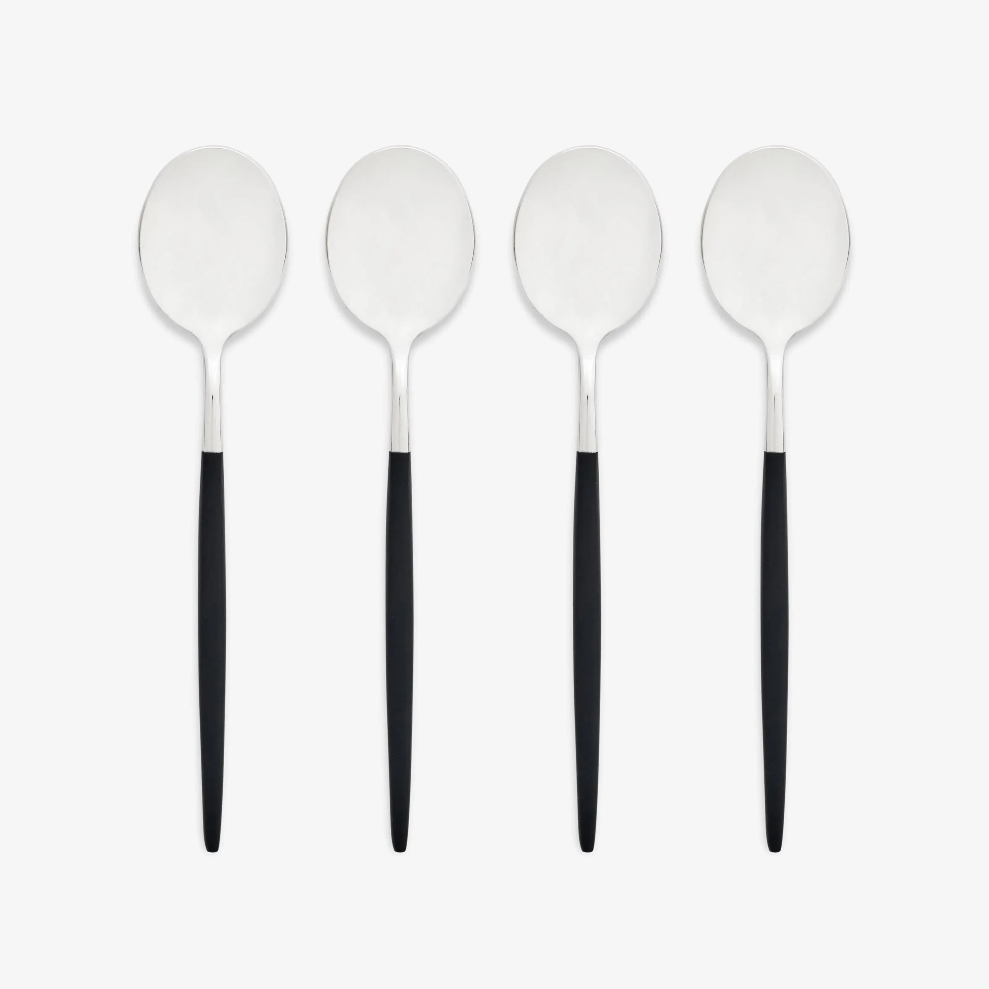 malmo-4-piece-stainless-steel-dessert-spoon-set-black image