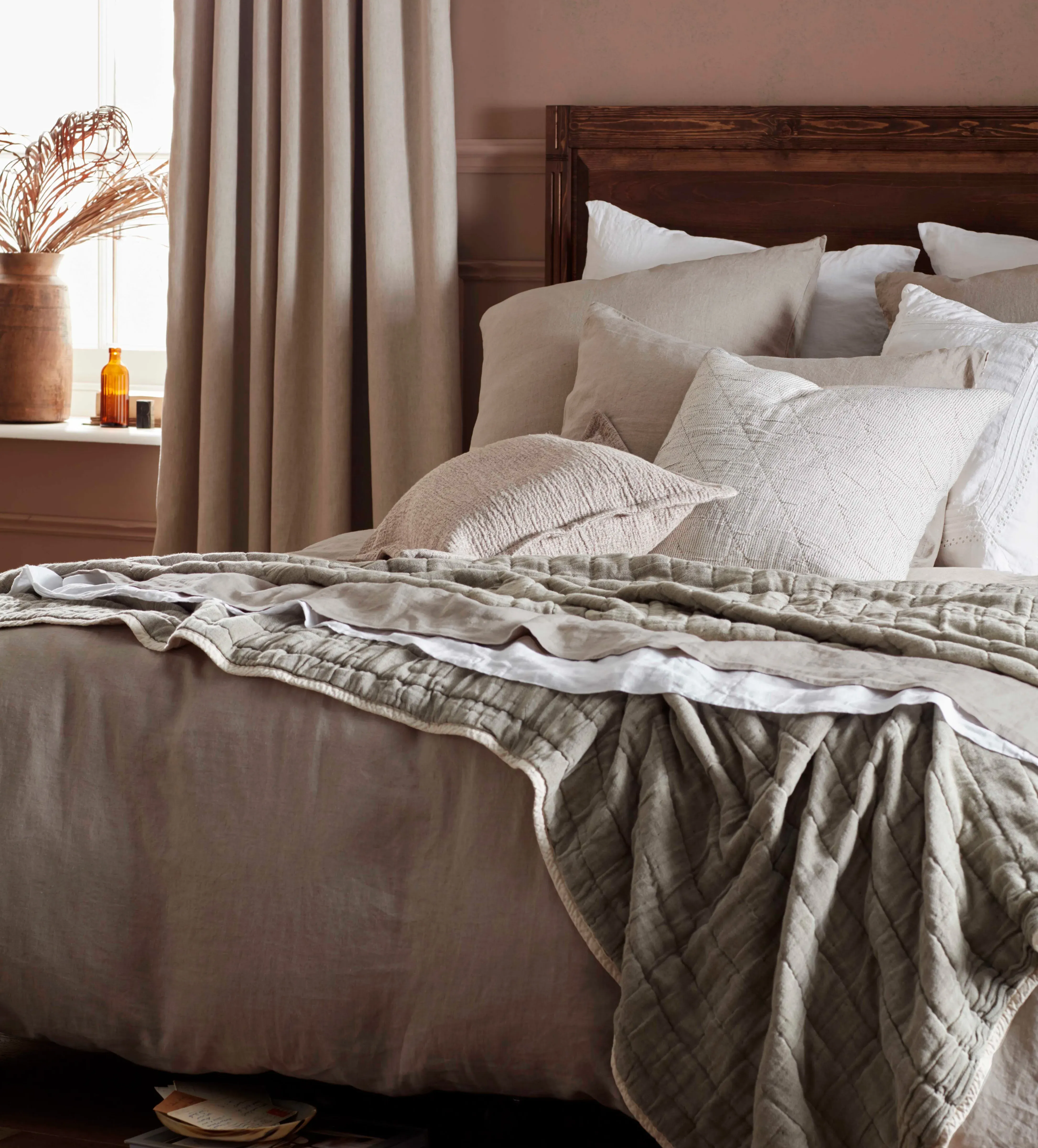 100% Linen Housewife Pillowcase - Natural product