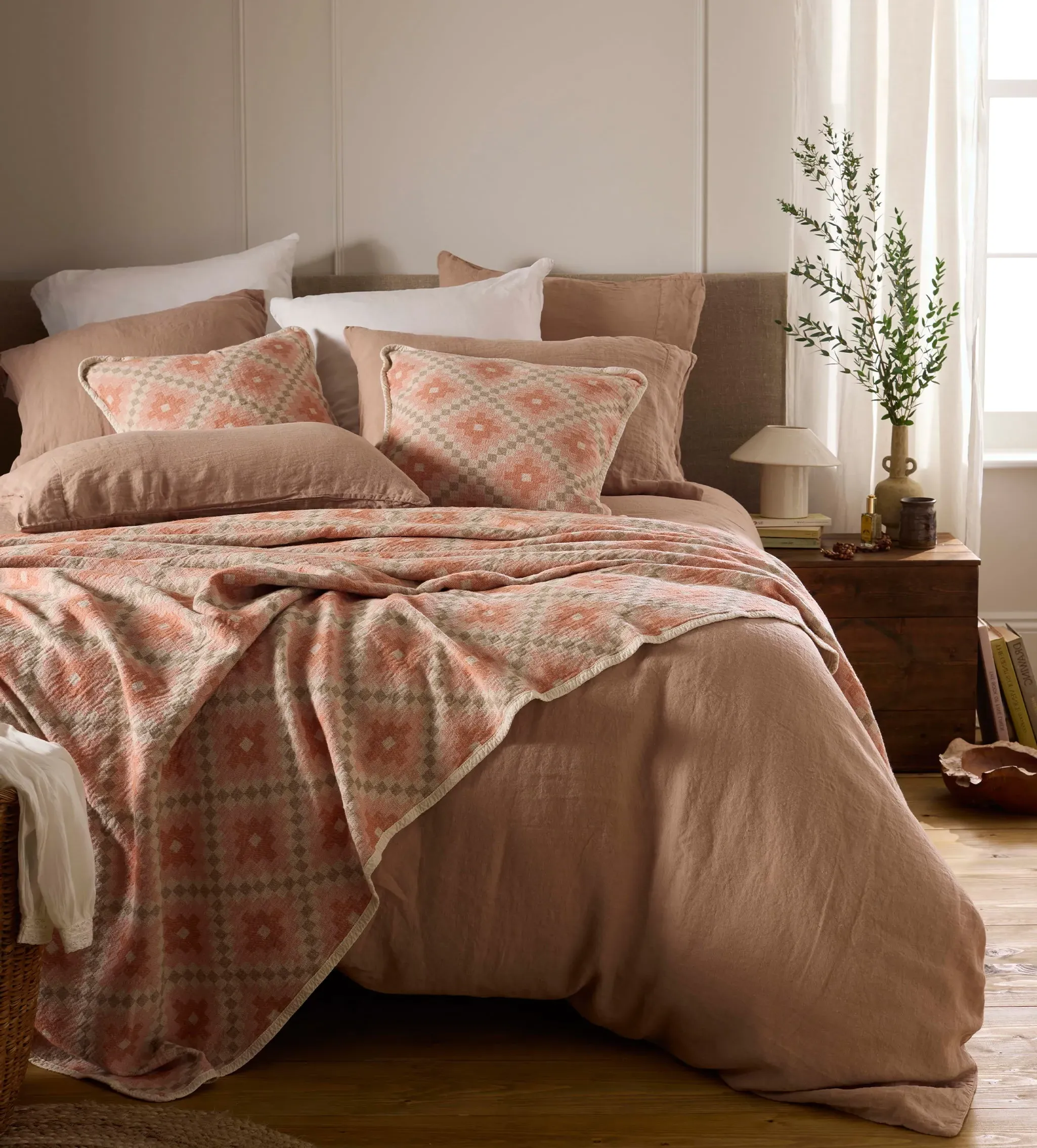 Almond Duvet Cover - Linen product
