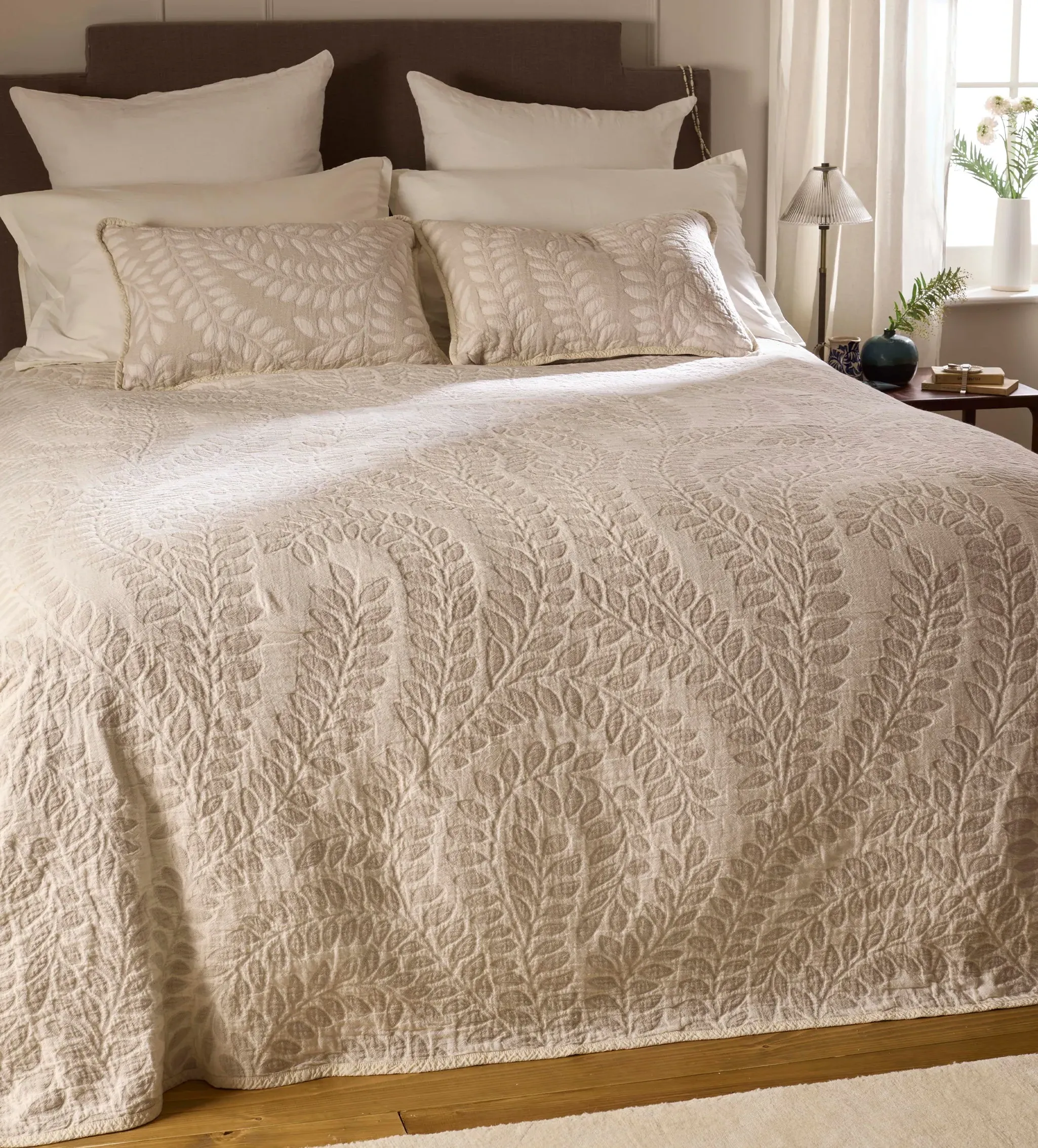 Annie Reversible Throw - Natural, Cotton product