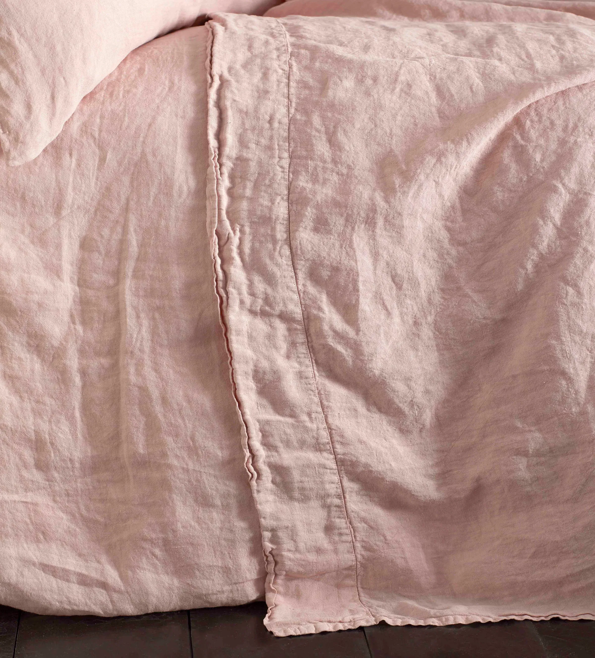Blush Pink Flat Sheet - Linen product