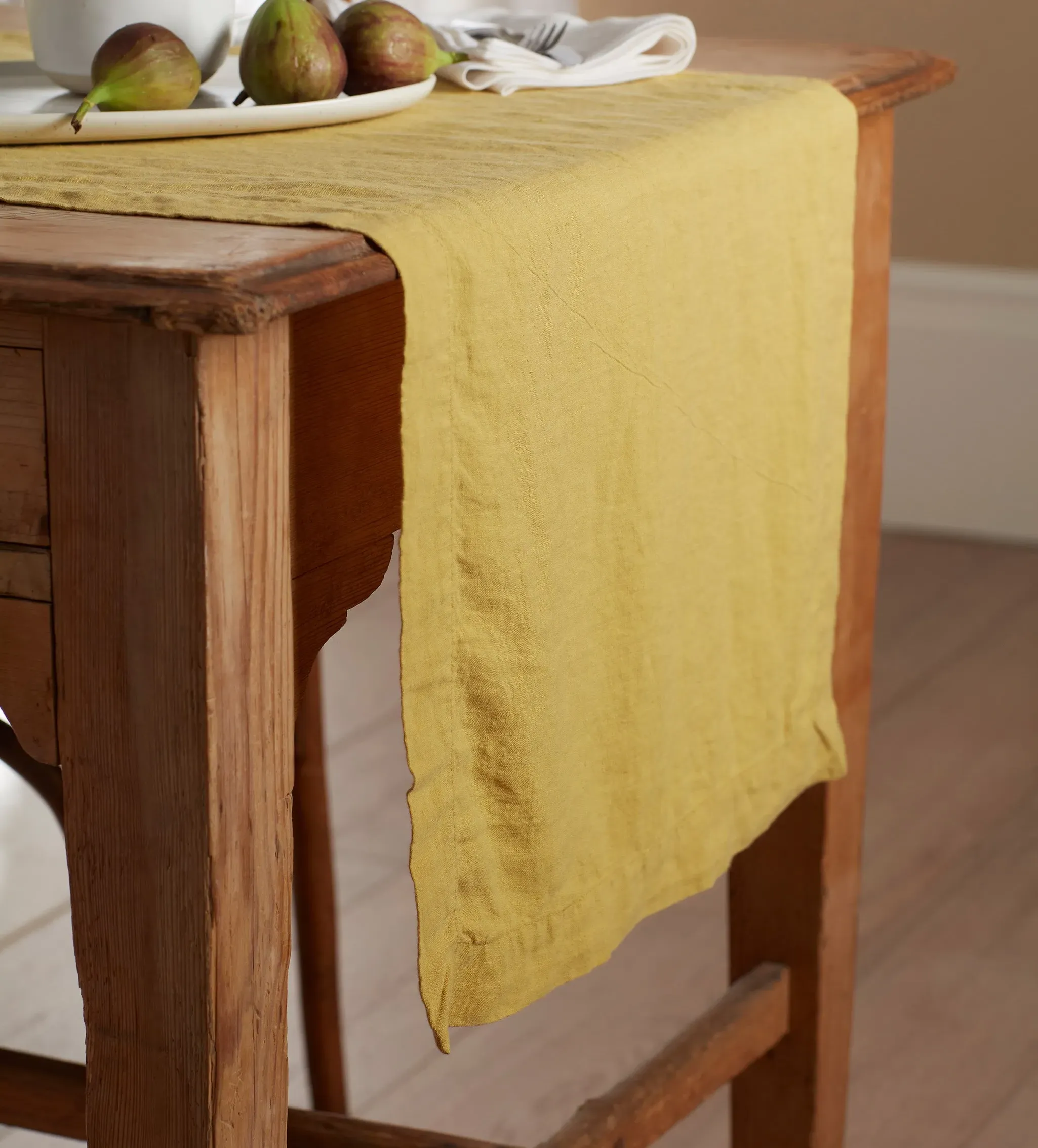 Chartreuse Linen Table Runner - Chartreuse product