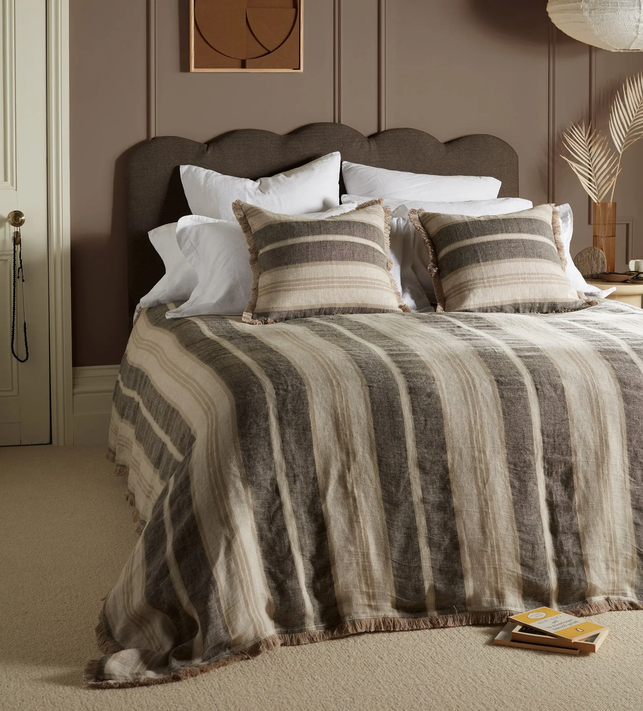 Clara Linen Throw - Natural product