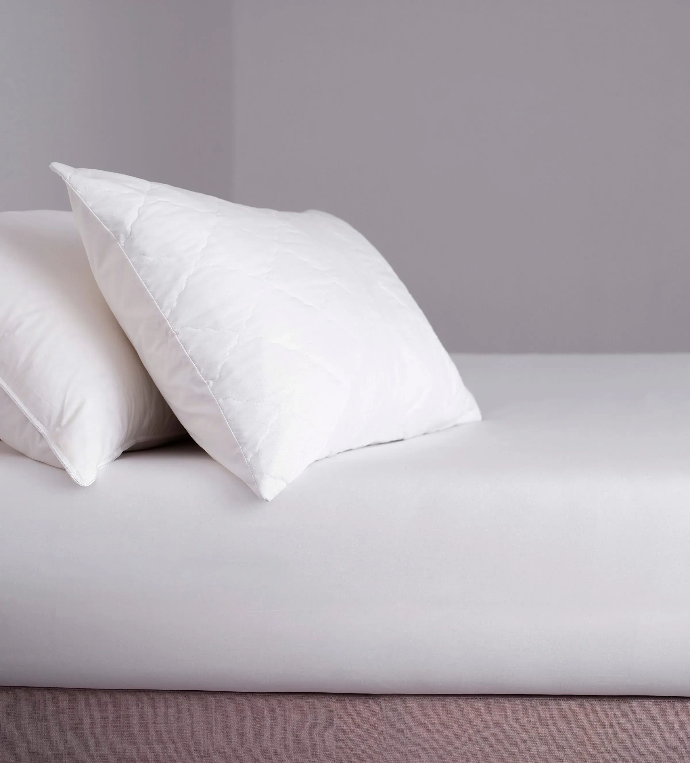 Coolmax Quilted Pillow Protector - Polyester, Cotton product