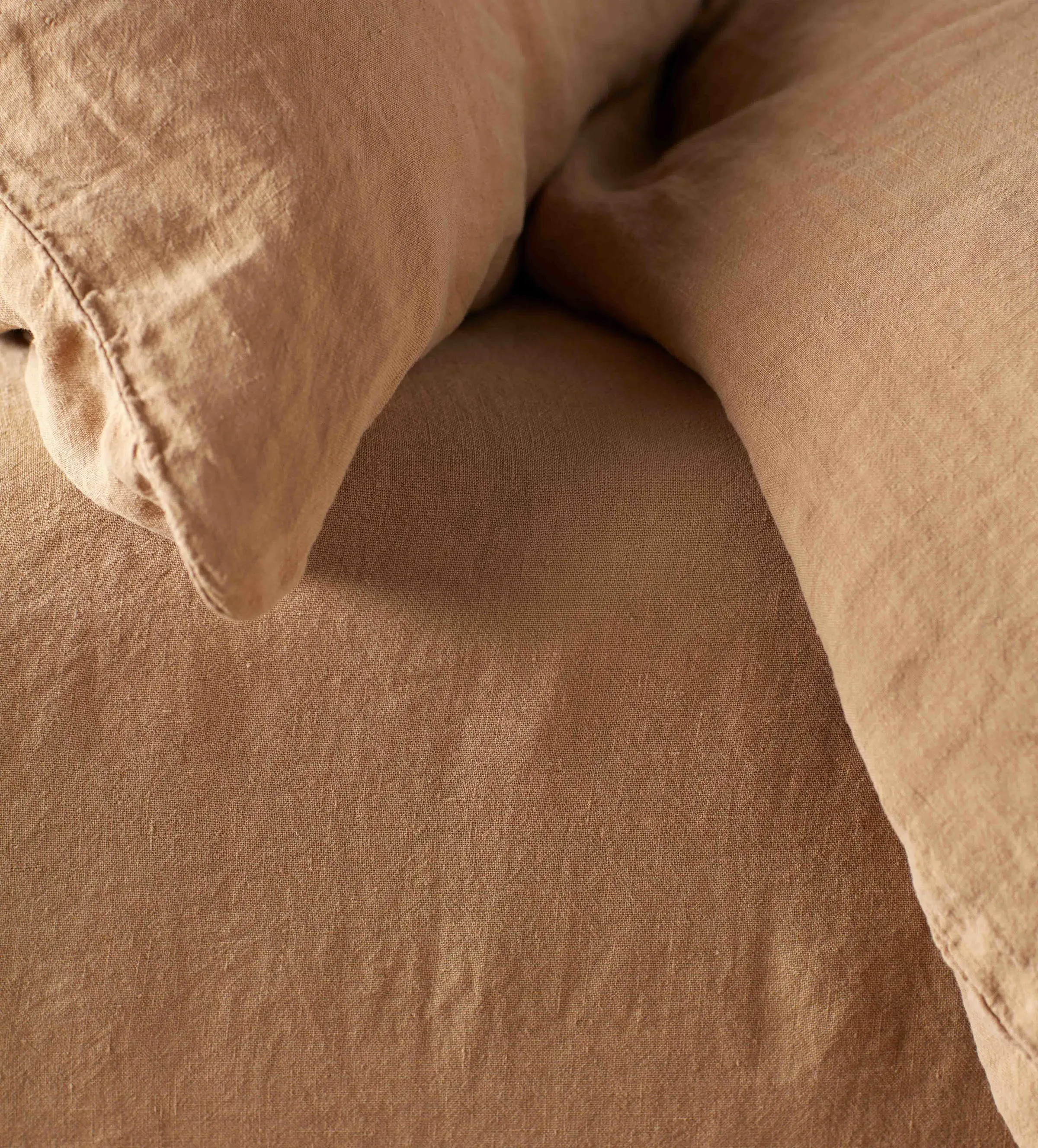 Cumin Fitted Sheet - Linen product
