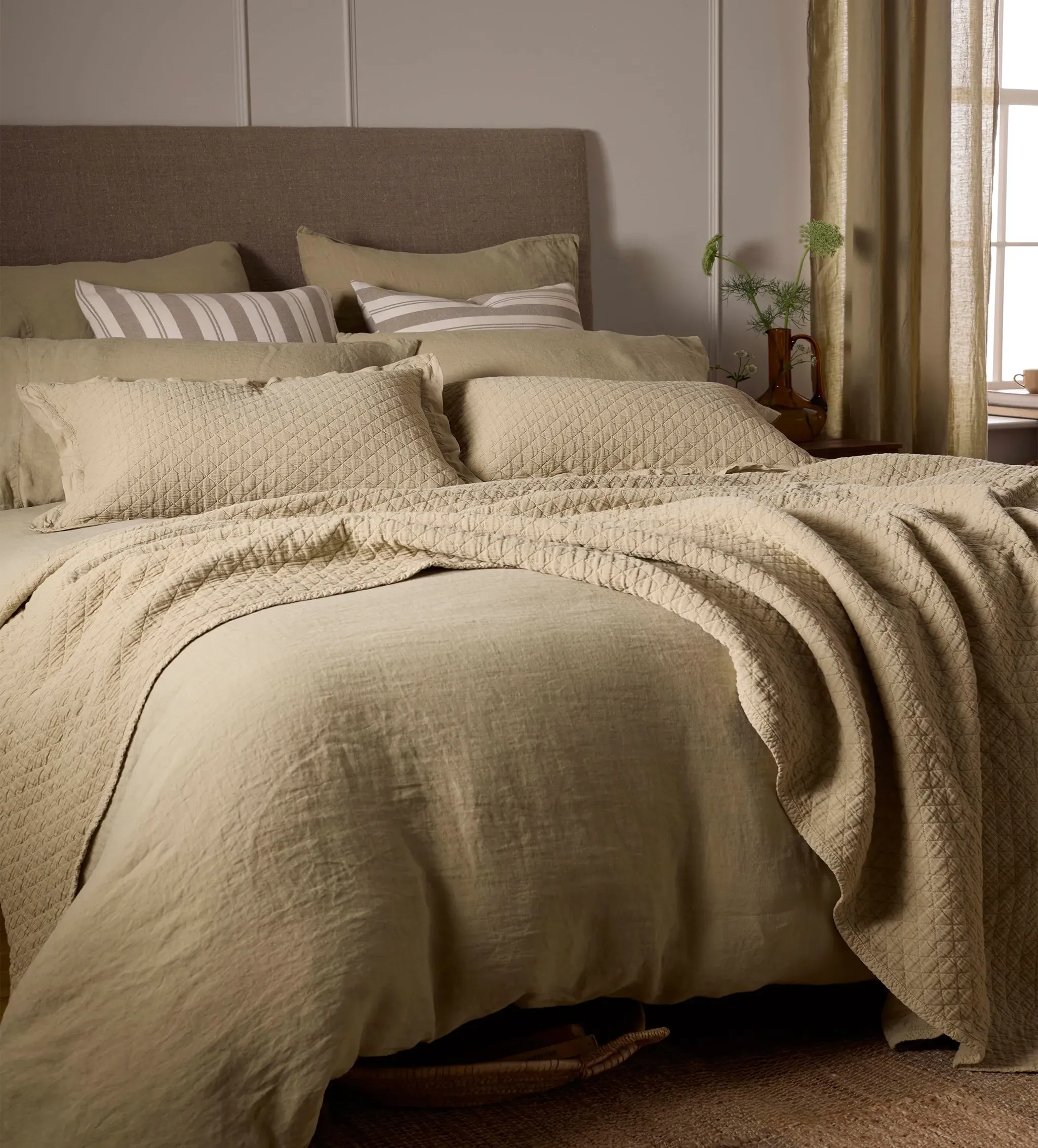 Duvet Cover - Soft Sage, Linen product