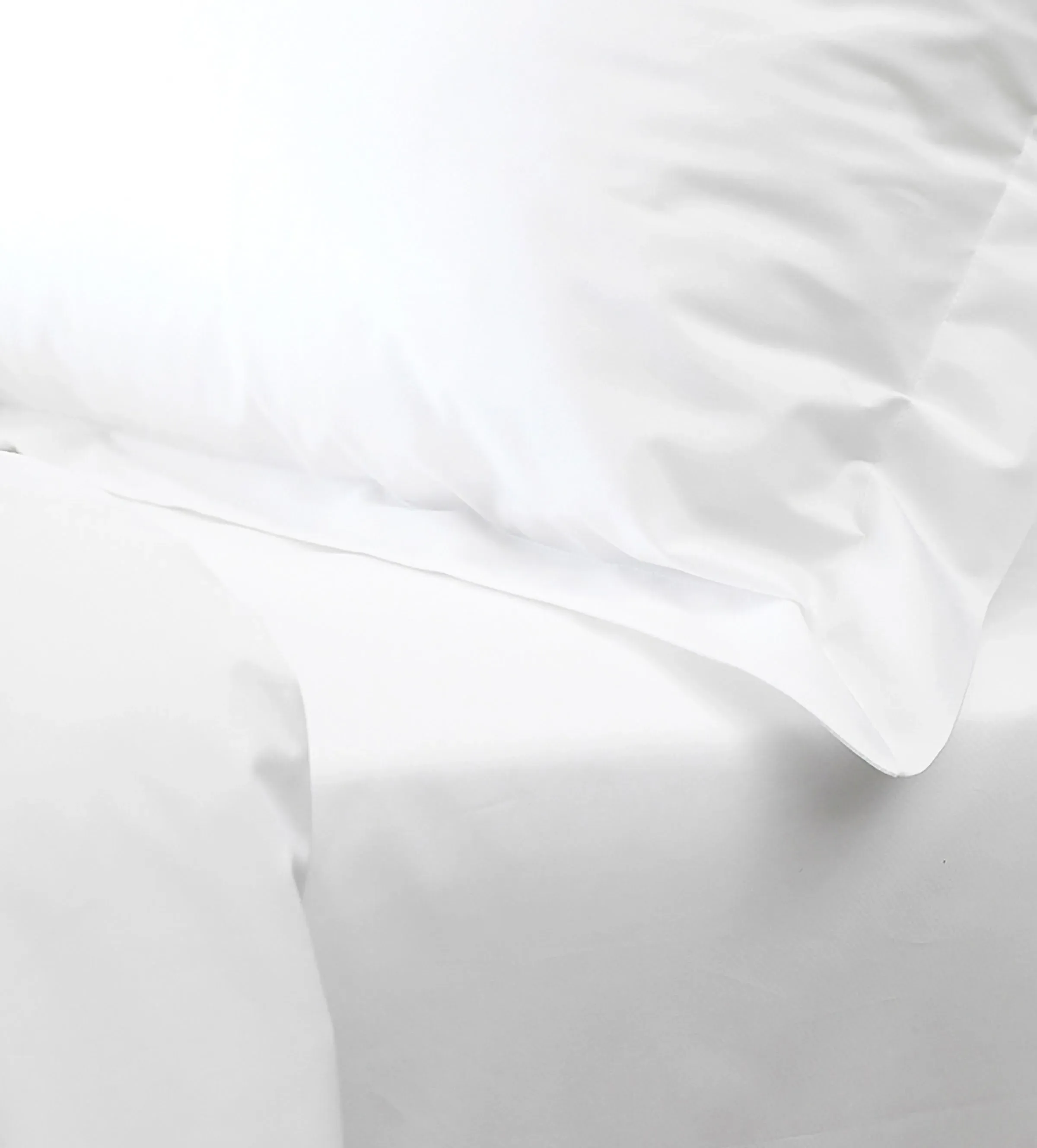 Euro Fitted Sheet 200 Thread Count - White, Cotton Percale product